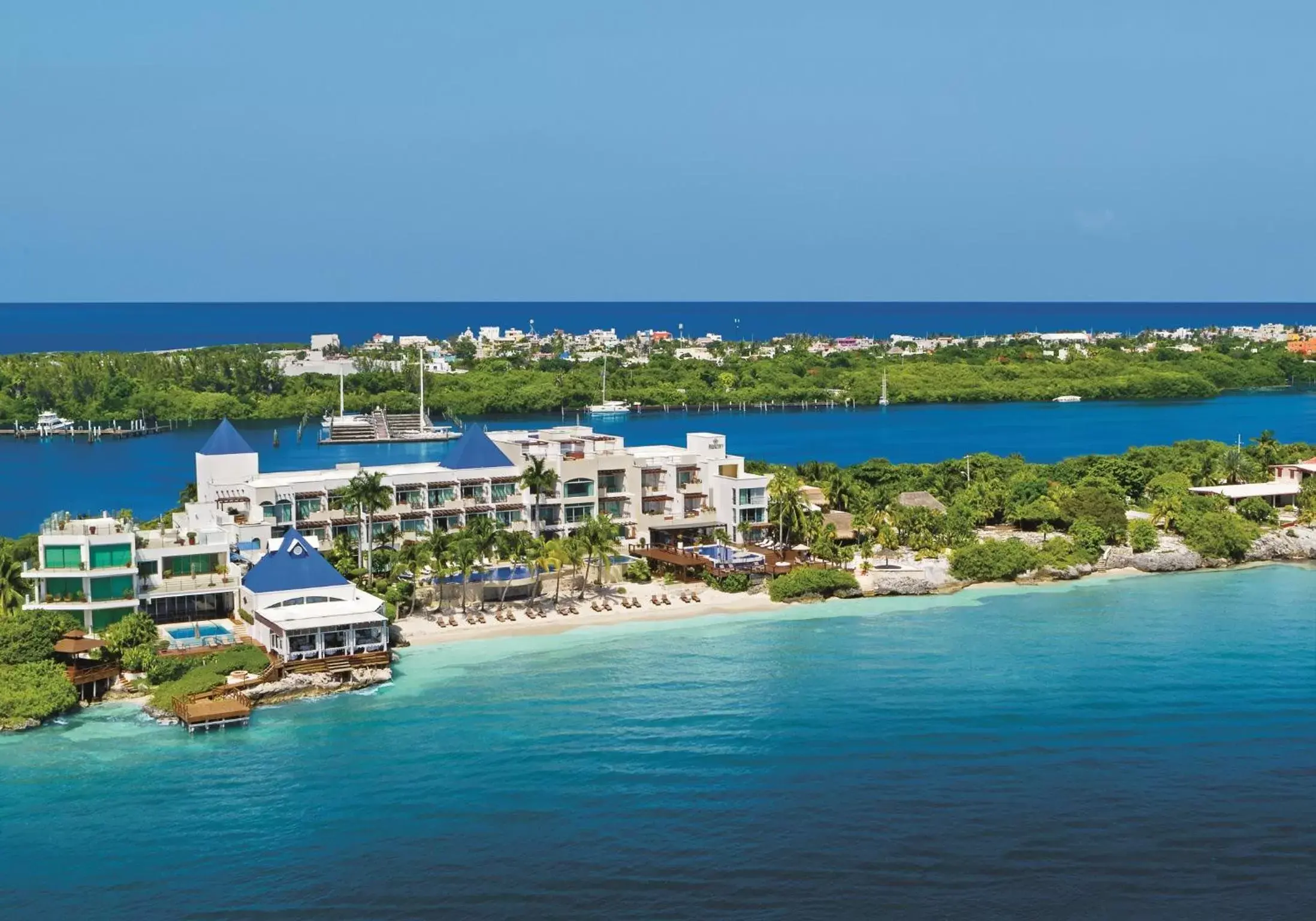 Bird's eye view, Bird's-eye View in Zoetry Villa Rolandi Isla Mujeres Cancun - All Inclusive