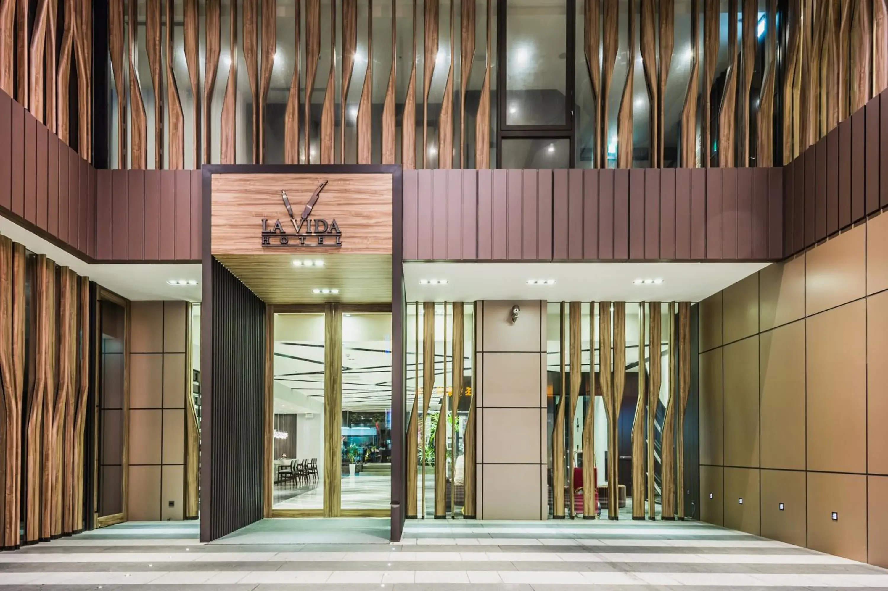 Facade/entrance in La Vida Hotel