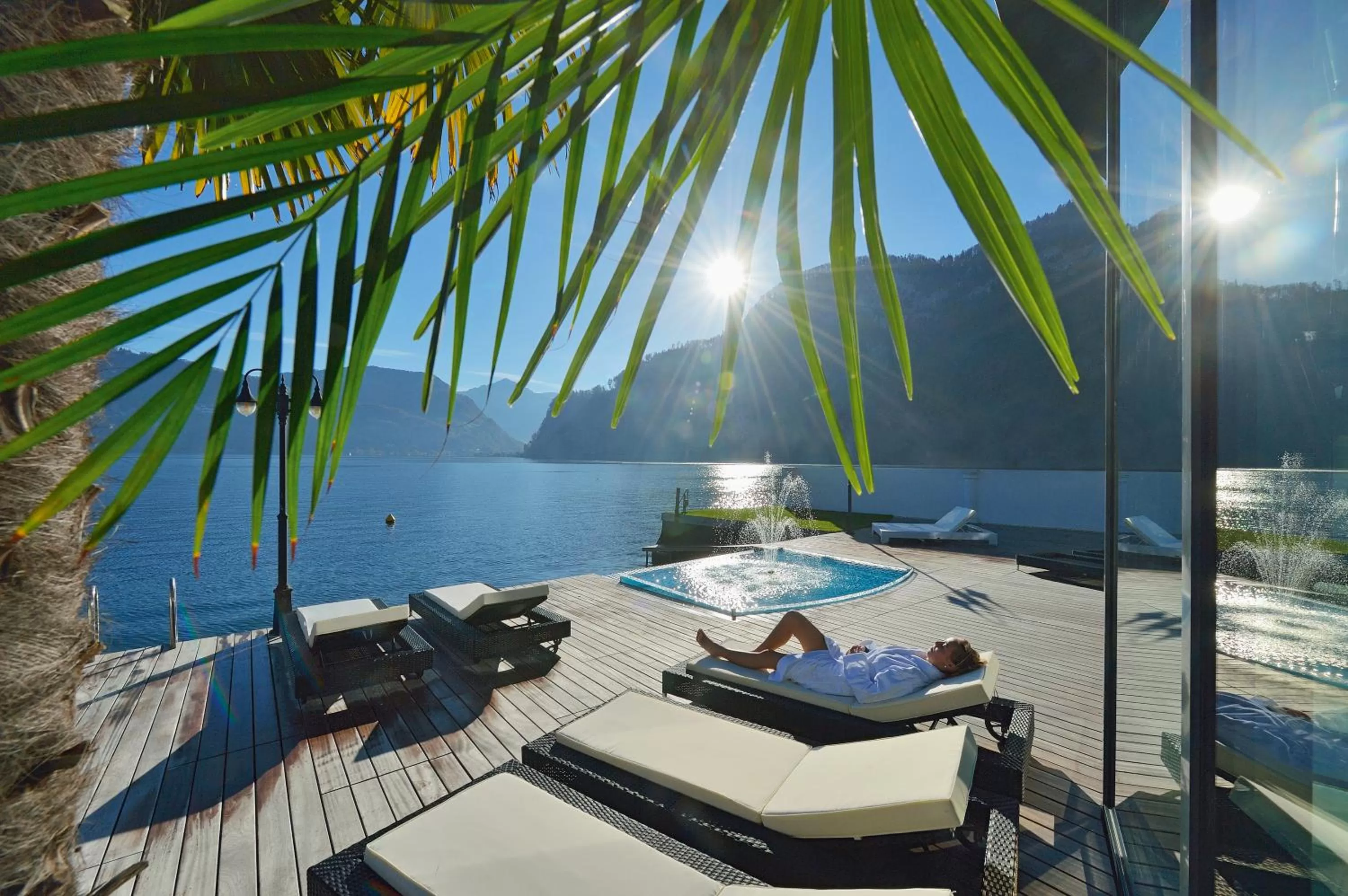 Garden in Seehotel Pilatus