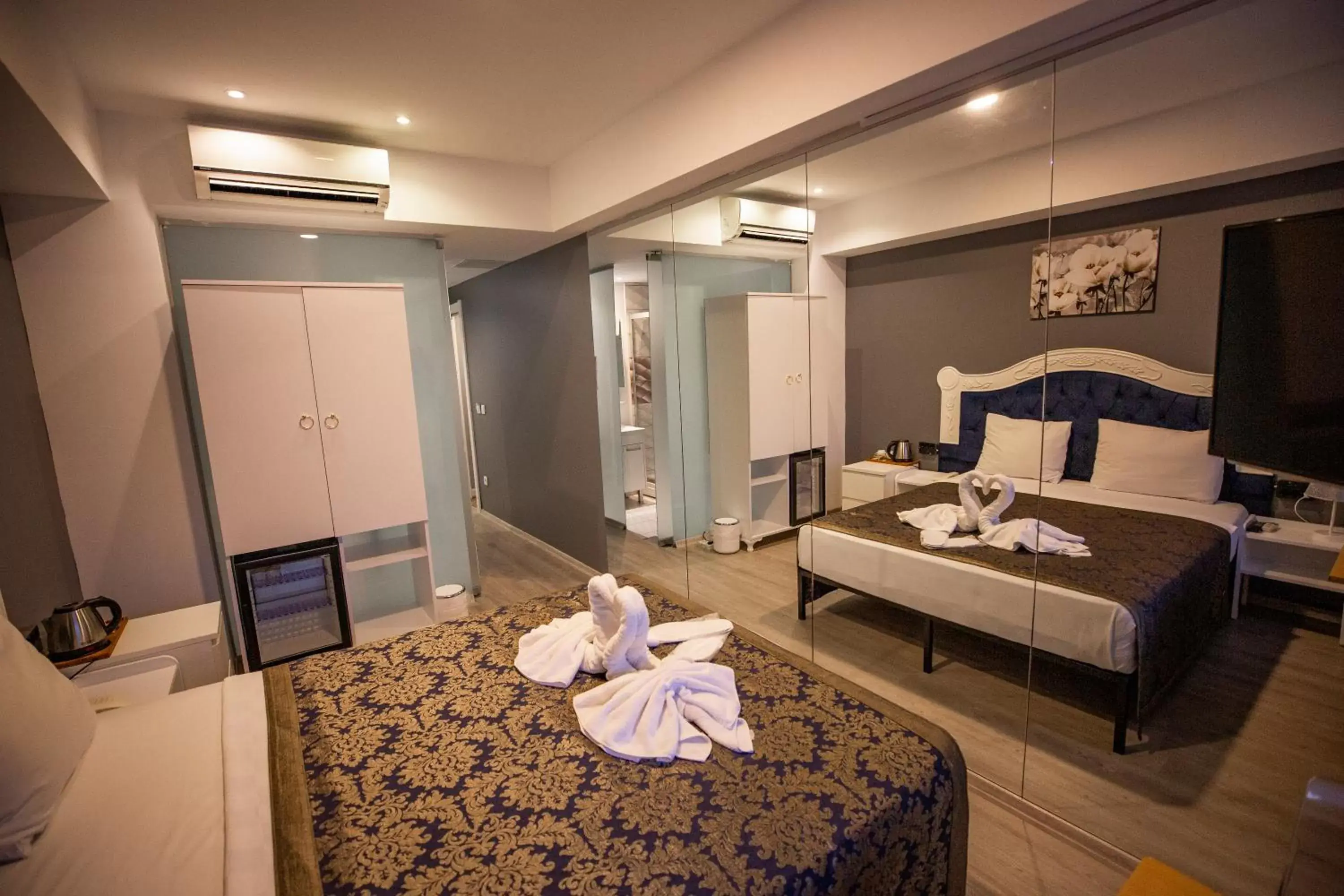 Bed in Albatros Hagia Sophia Hotel