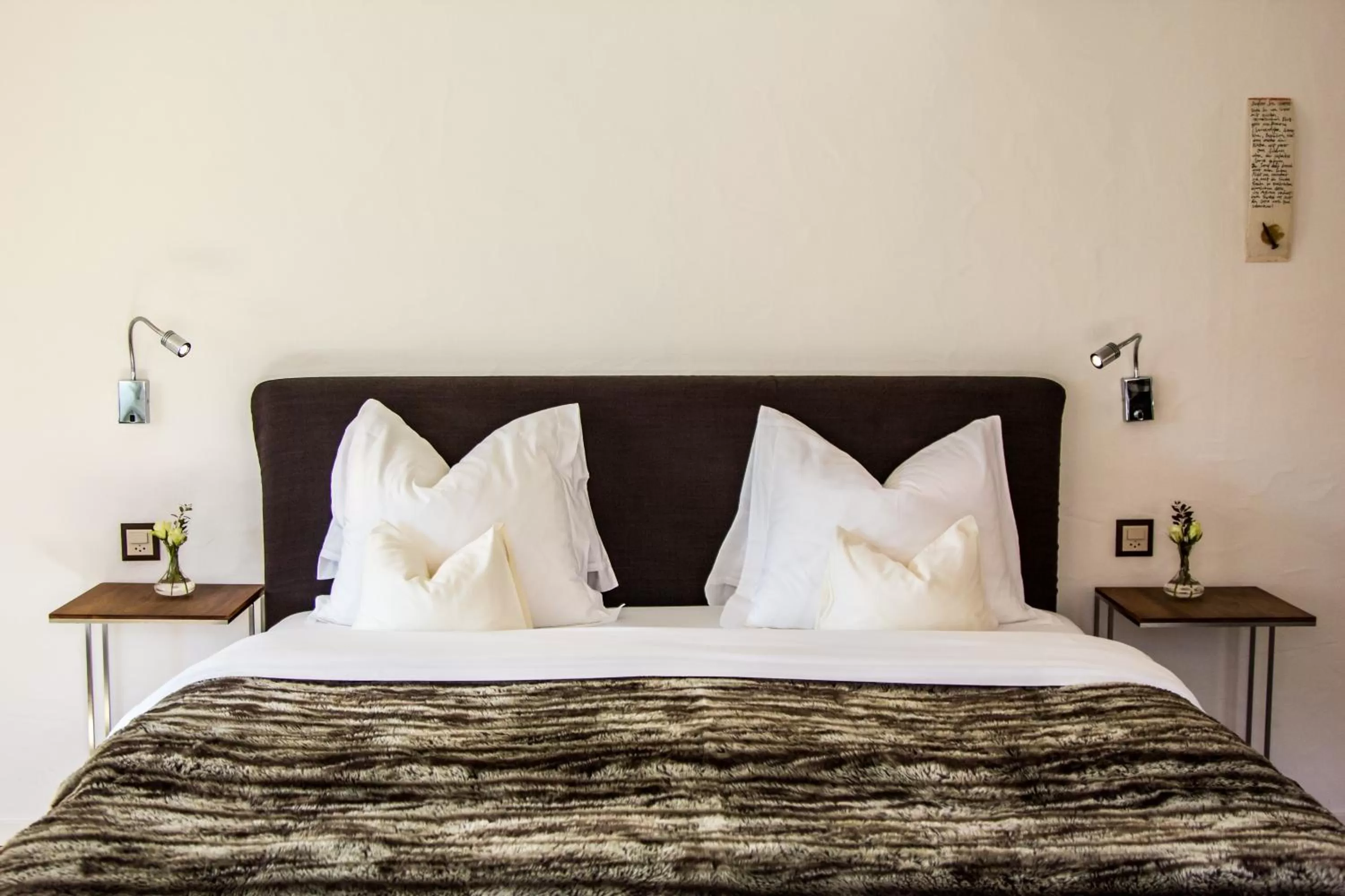 Bed in Waldhotel Fletschhorn Saas-Fee