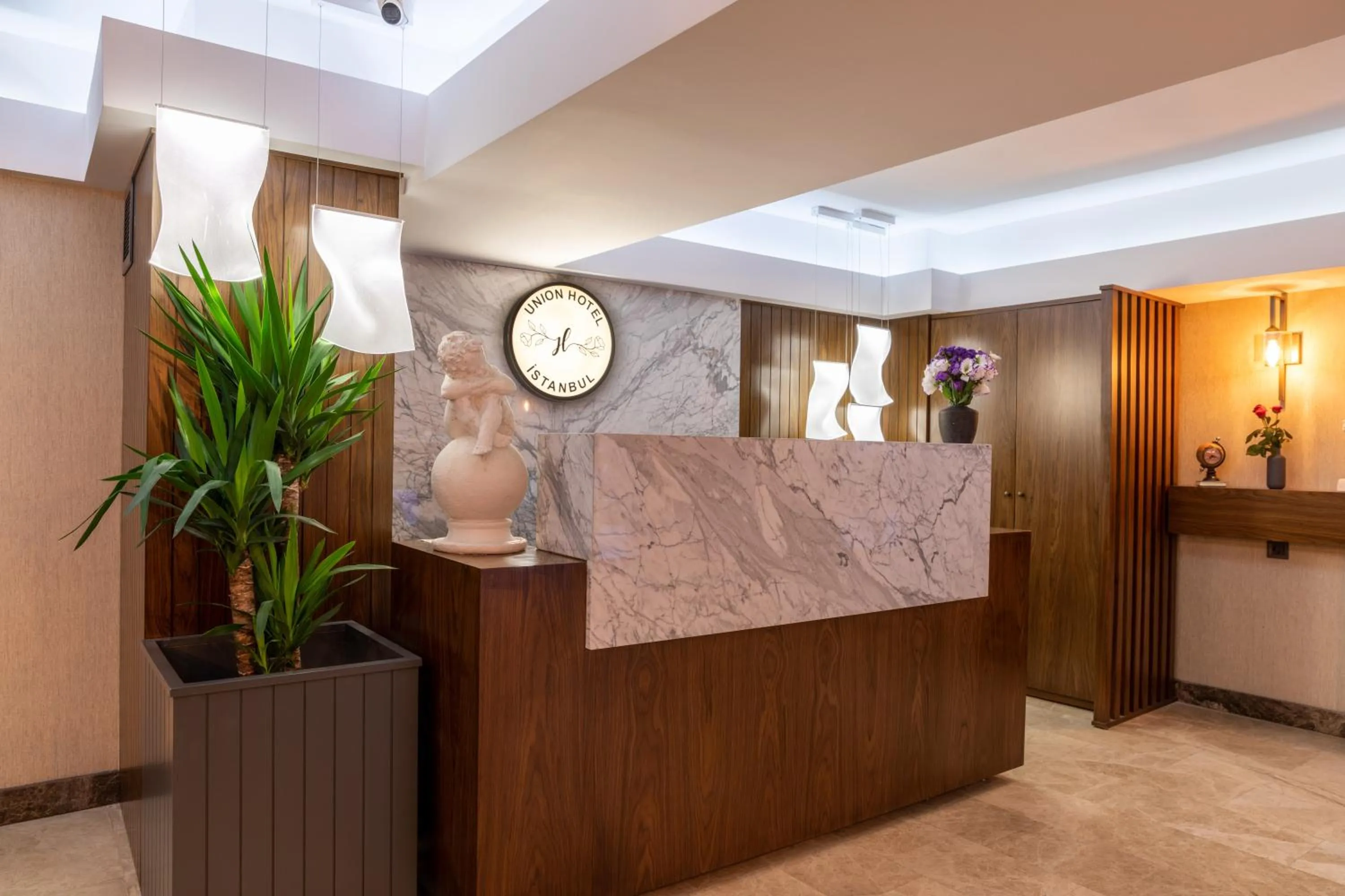 Lobby or reception in Union Hotel Port
