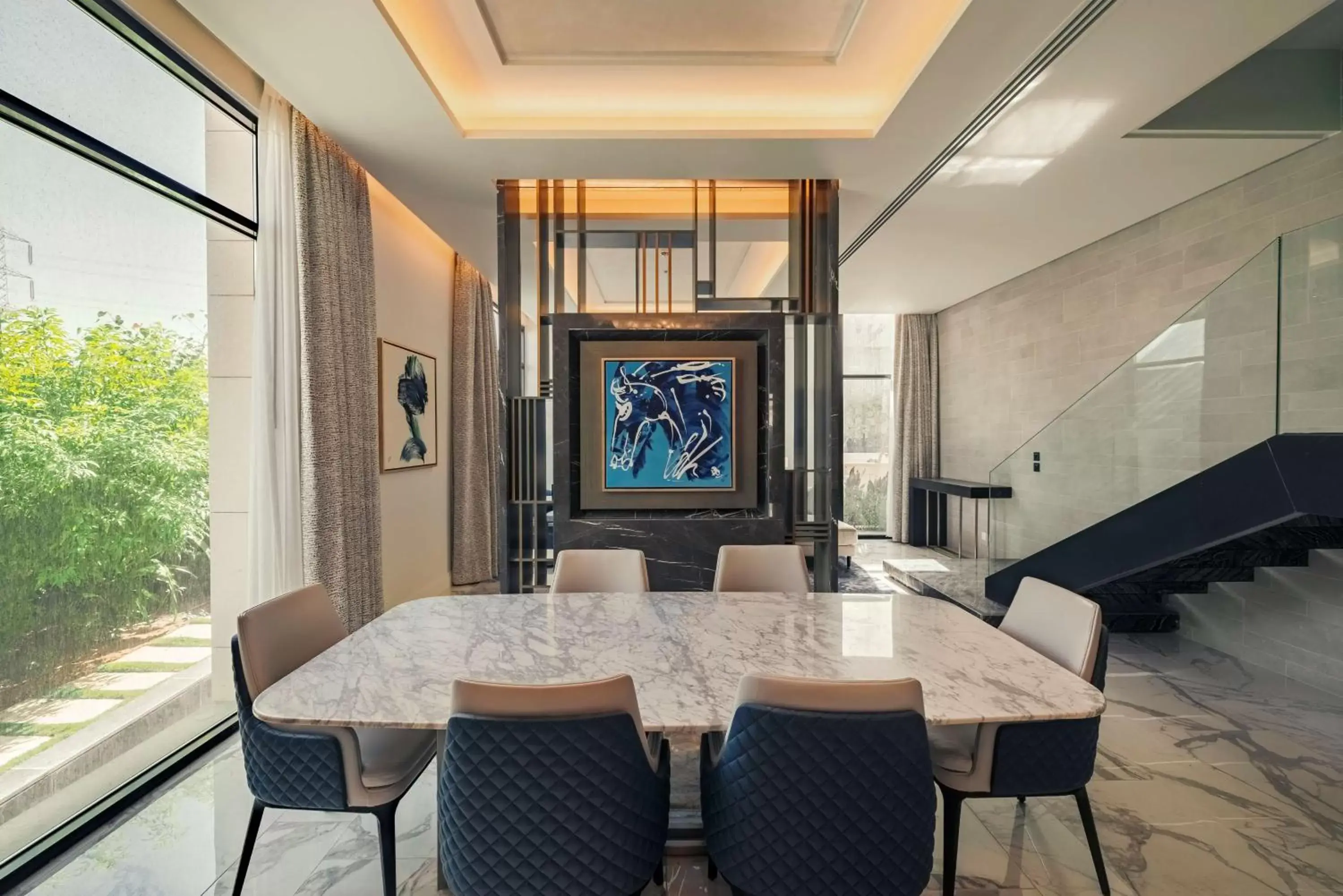 Photo of the whole room, Dining Area in Mansard Riyadh, a Radisson Collection Hotel