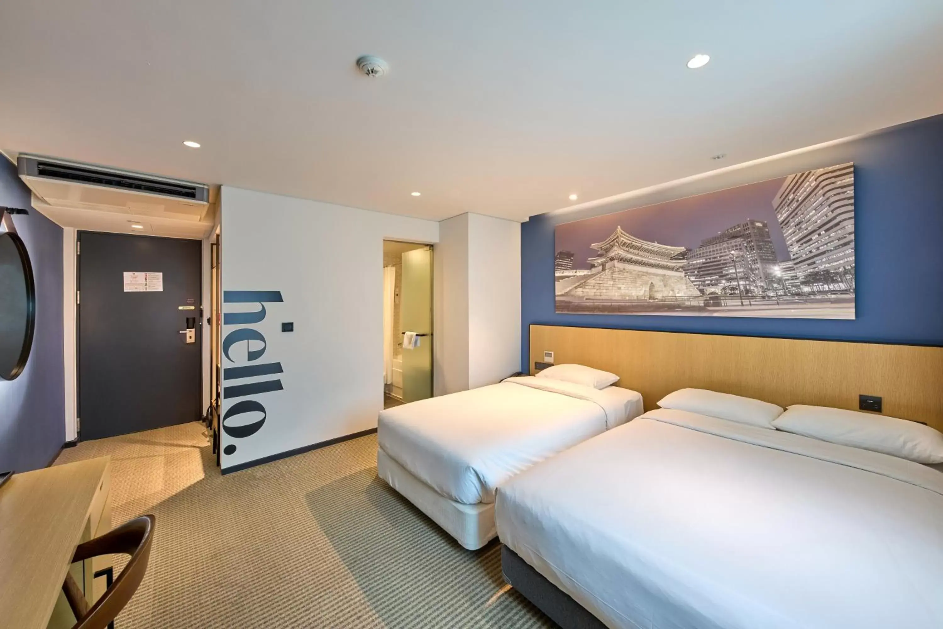 Bed in Travelodge Myeongdong City Hall