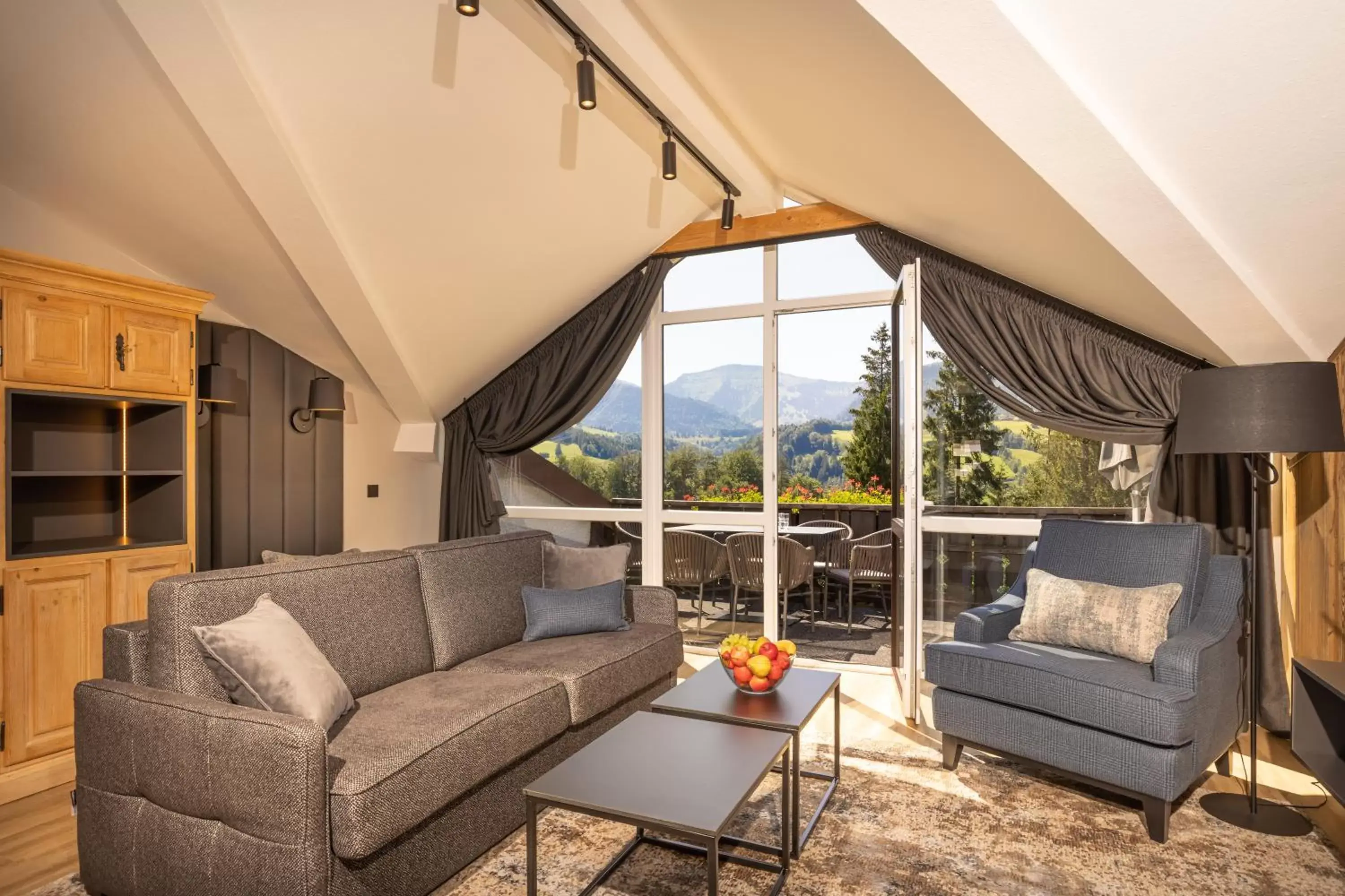Living room, Seating Area in MONDI Resort und Chalet Oberstaufen