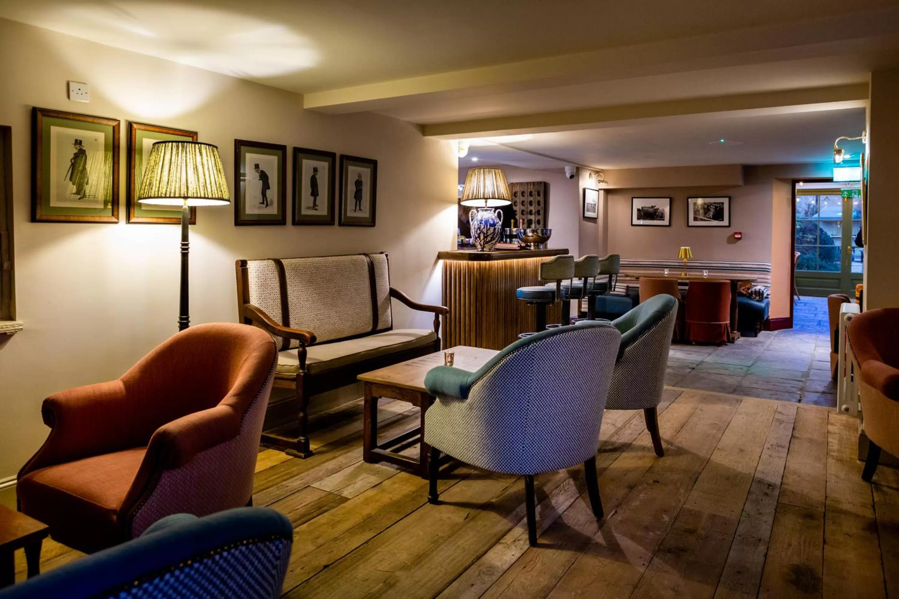 Communal lounge/ TV room in The Barnsdale, Rutland