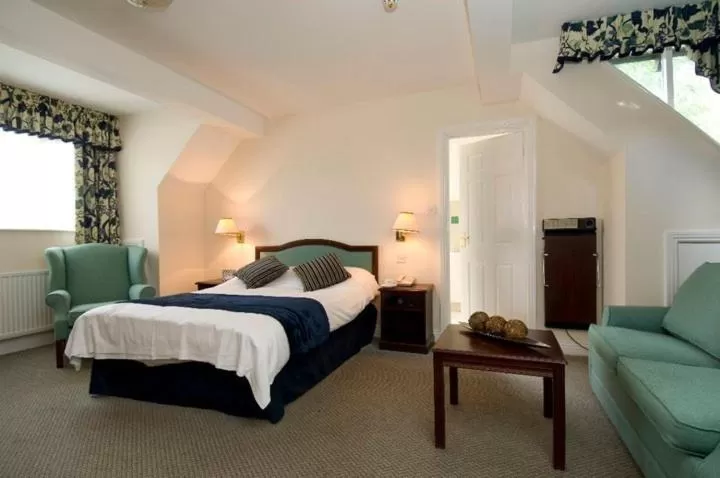 Decorative detail, Bed in Boxmoor Lodge Hotel