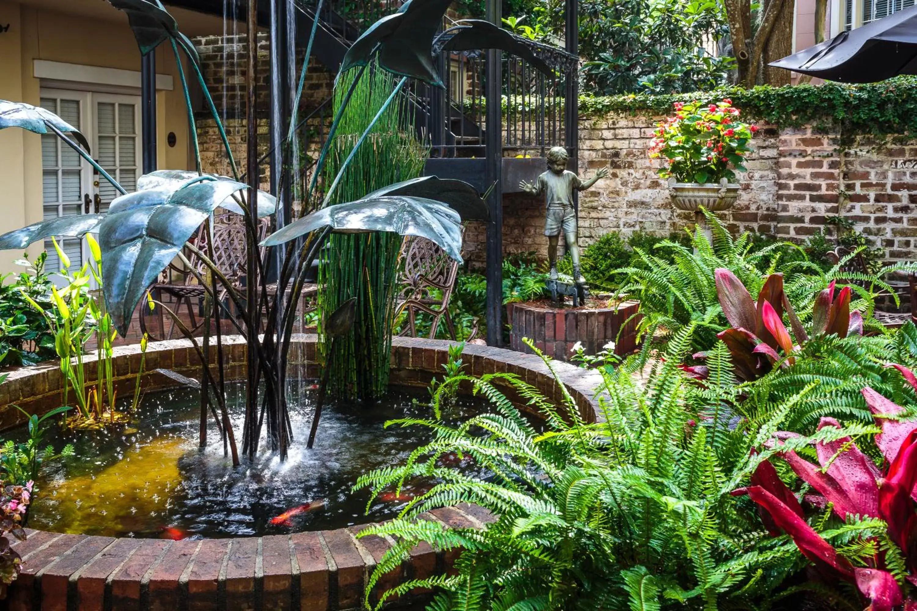 Garden view, Patio/Outdoor Area in Eliza Thompson House, Historic Inns of Savannah Collection