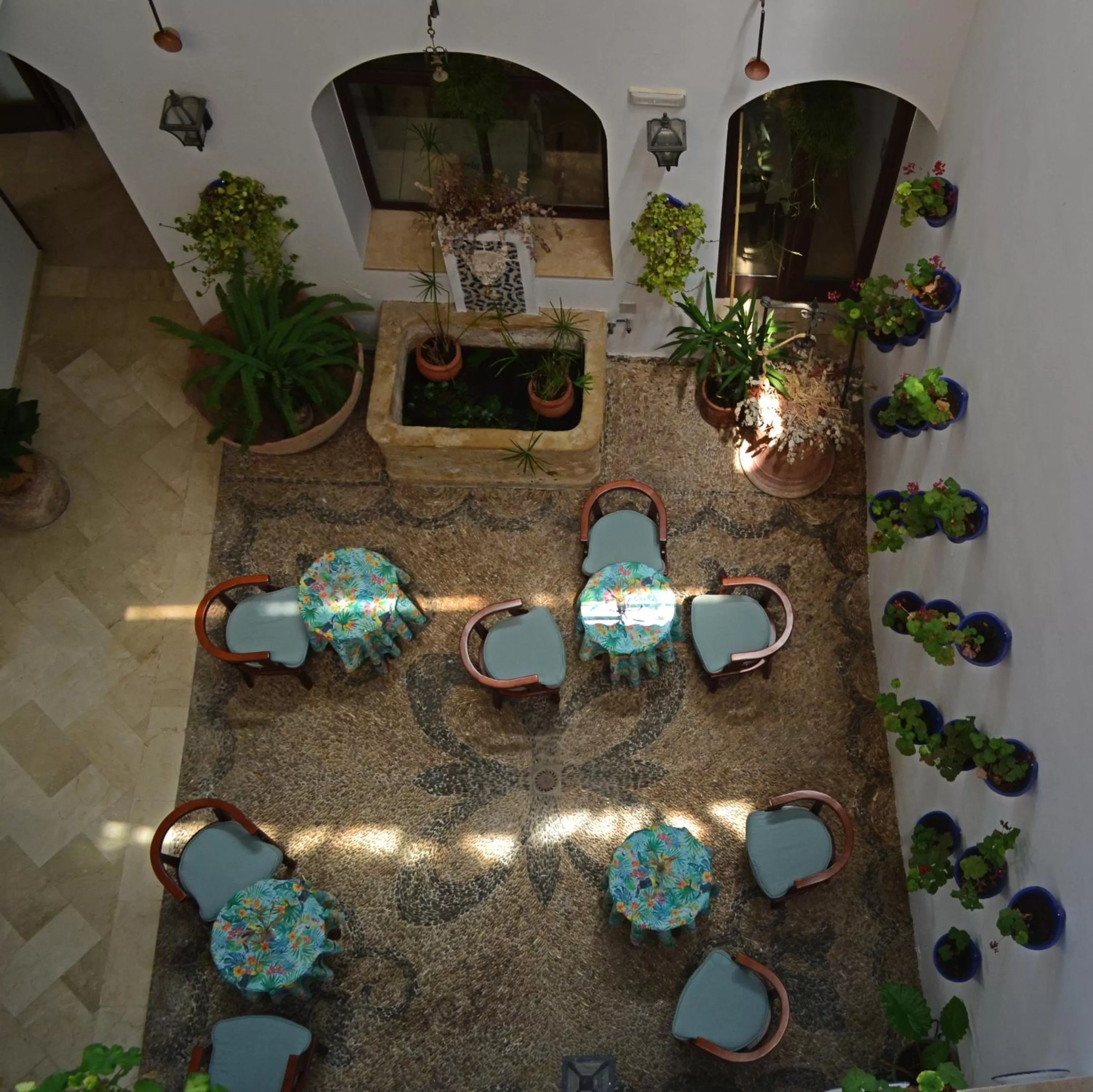 Patio in Hotel Marisa