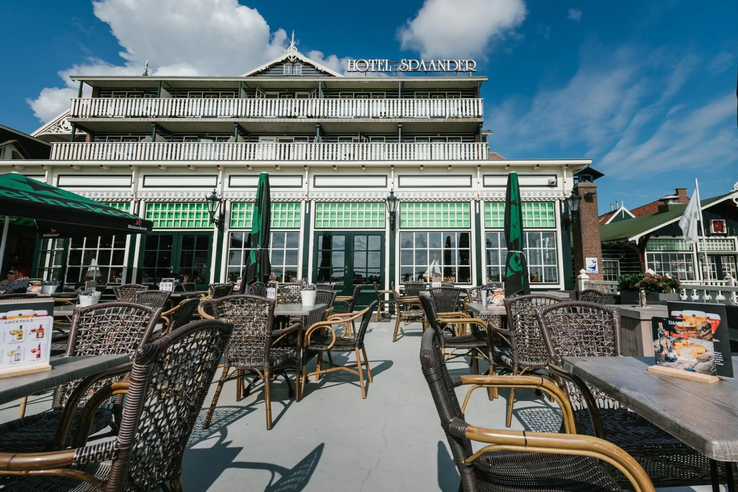 Balcony/Terrace, Restaurant/Places to Eat in Hotel Spaander, BW Signature Collection