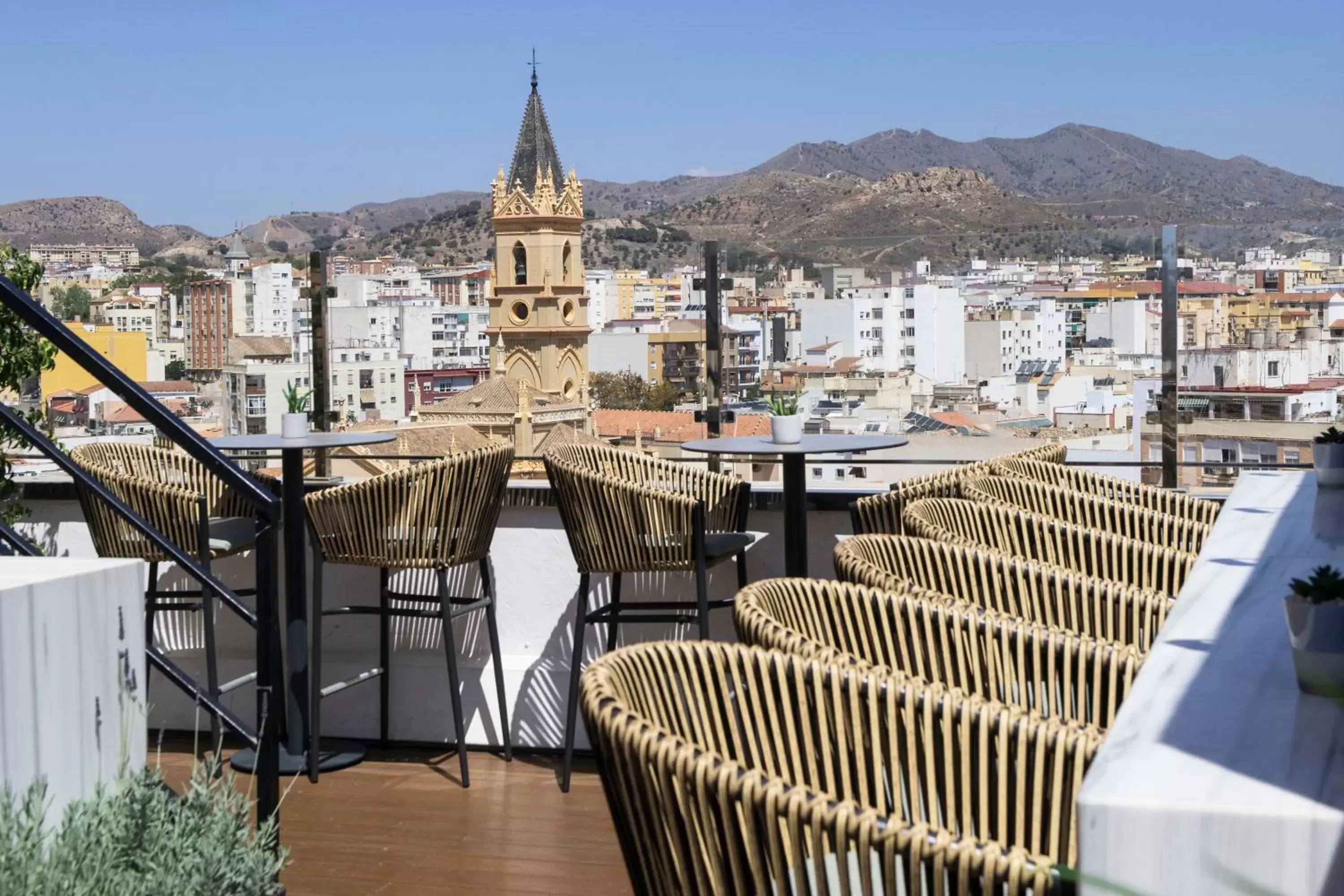 Balcony/Terrace in Salles Hotel Málaga Centro