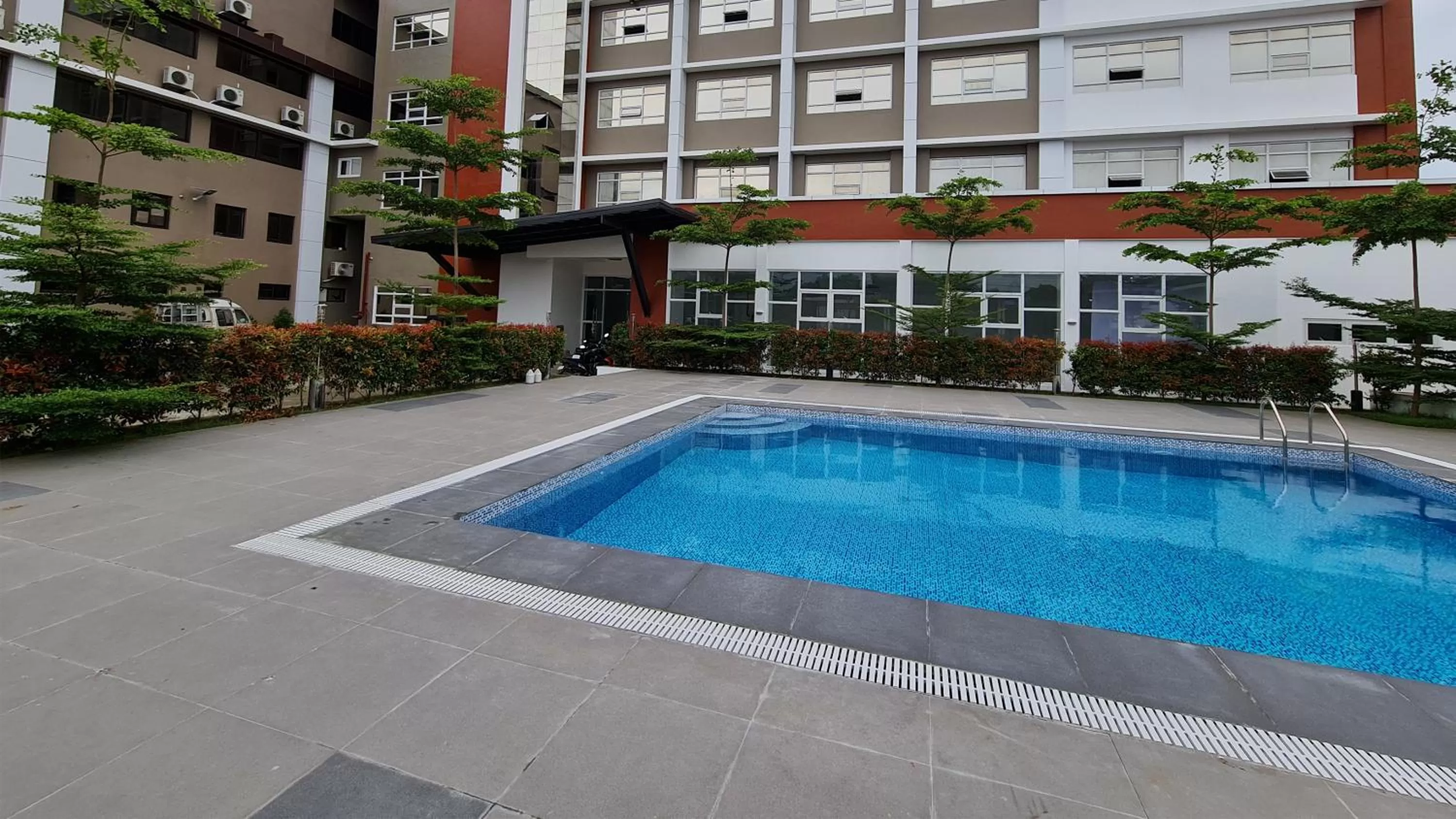 Pool view in Staycation Hotel