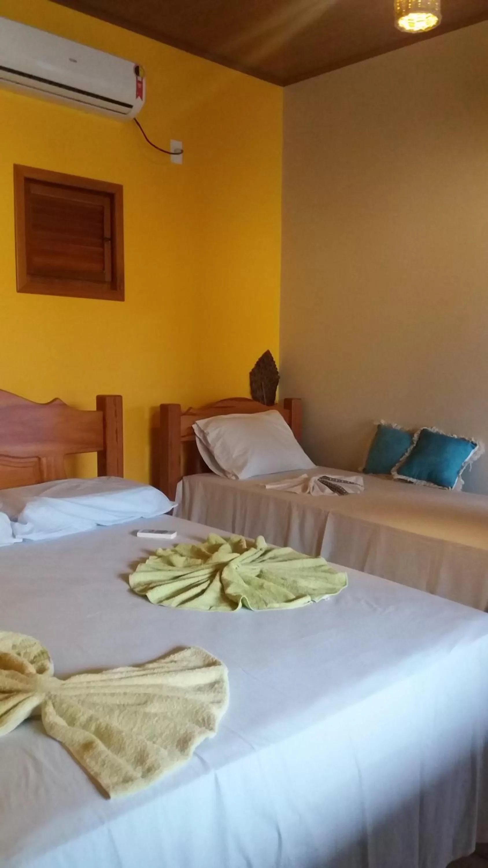 Bed in Pousada vila de pescador