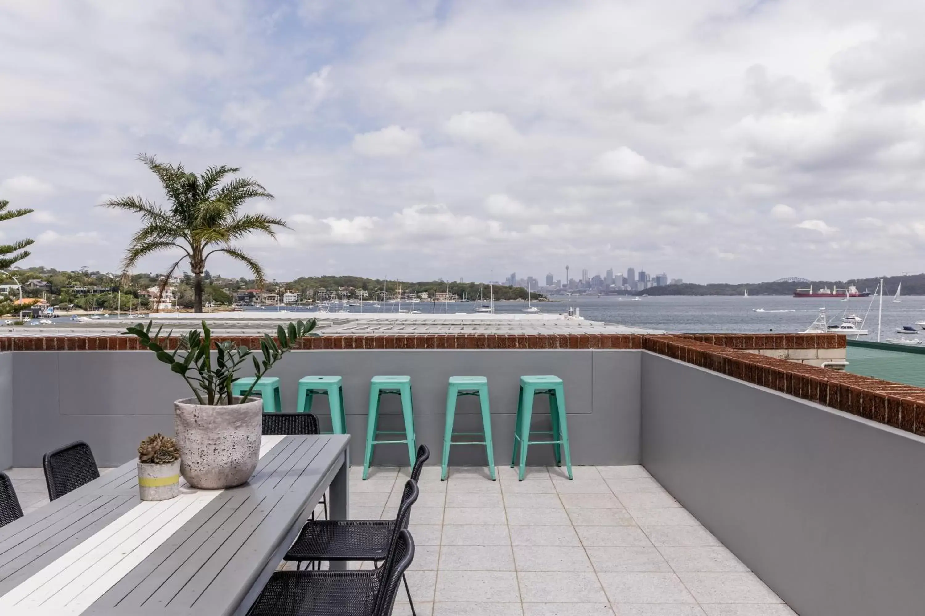 View (from property/room), Balcony/Terrace in Watsons Bay Boutique Hotel