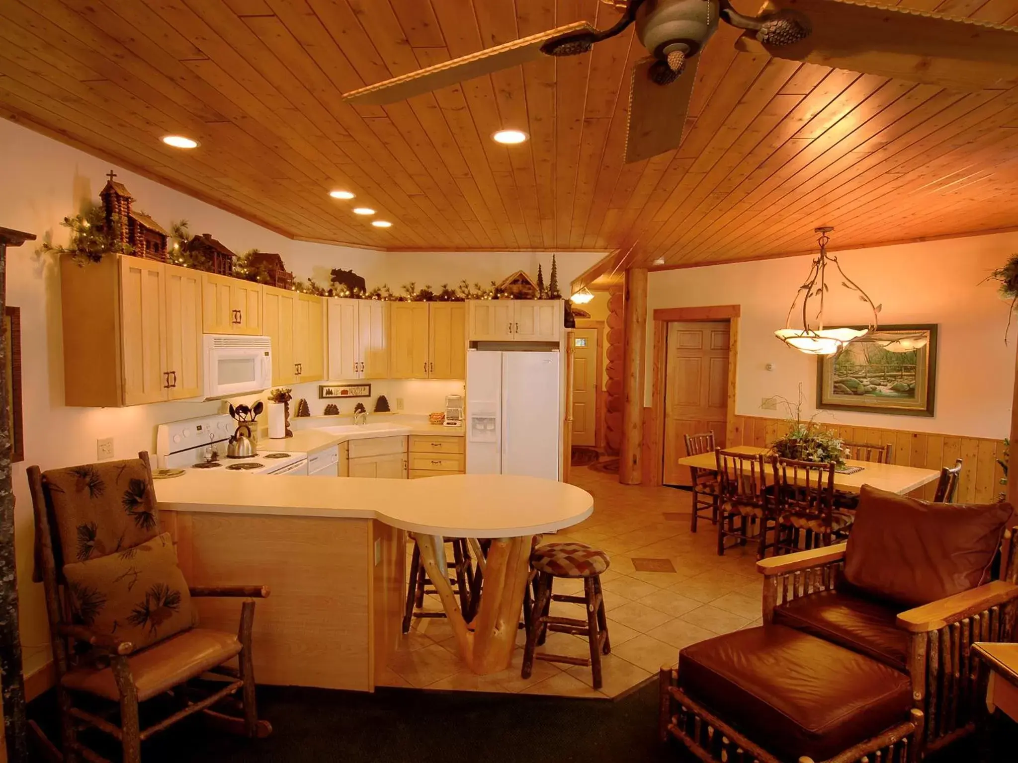 Kitchen or kitchenette in Grand Superior Lodge