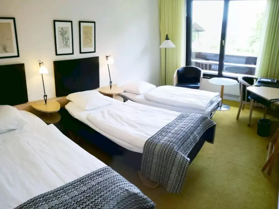 Bed in Munkebjerg Hotel