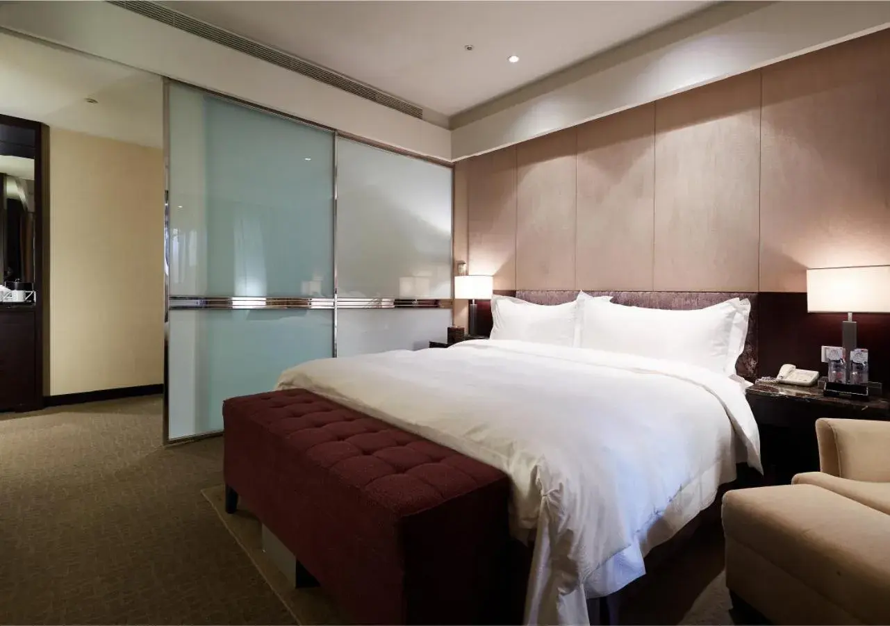 Bed in Tango Hotel Taipei Xinyi