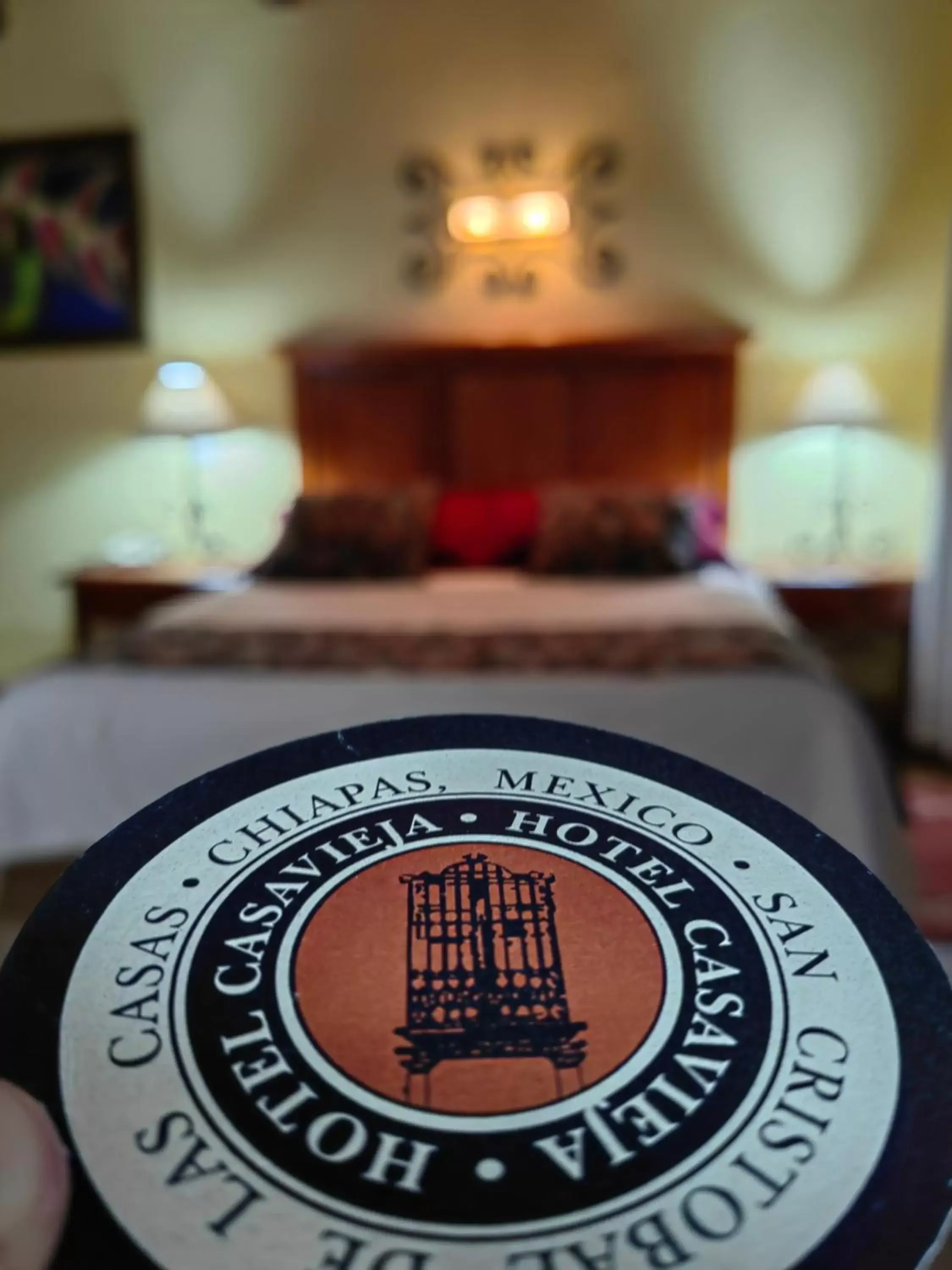 Bed in Hotel Casavieja Bed in Hotel Casavieja