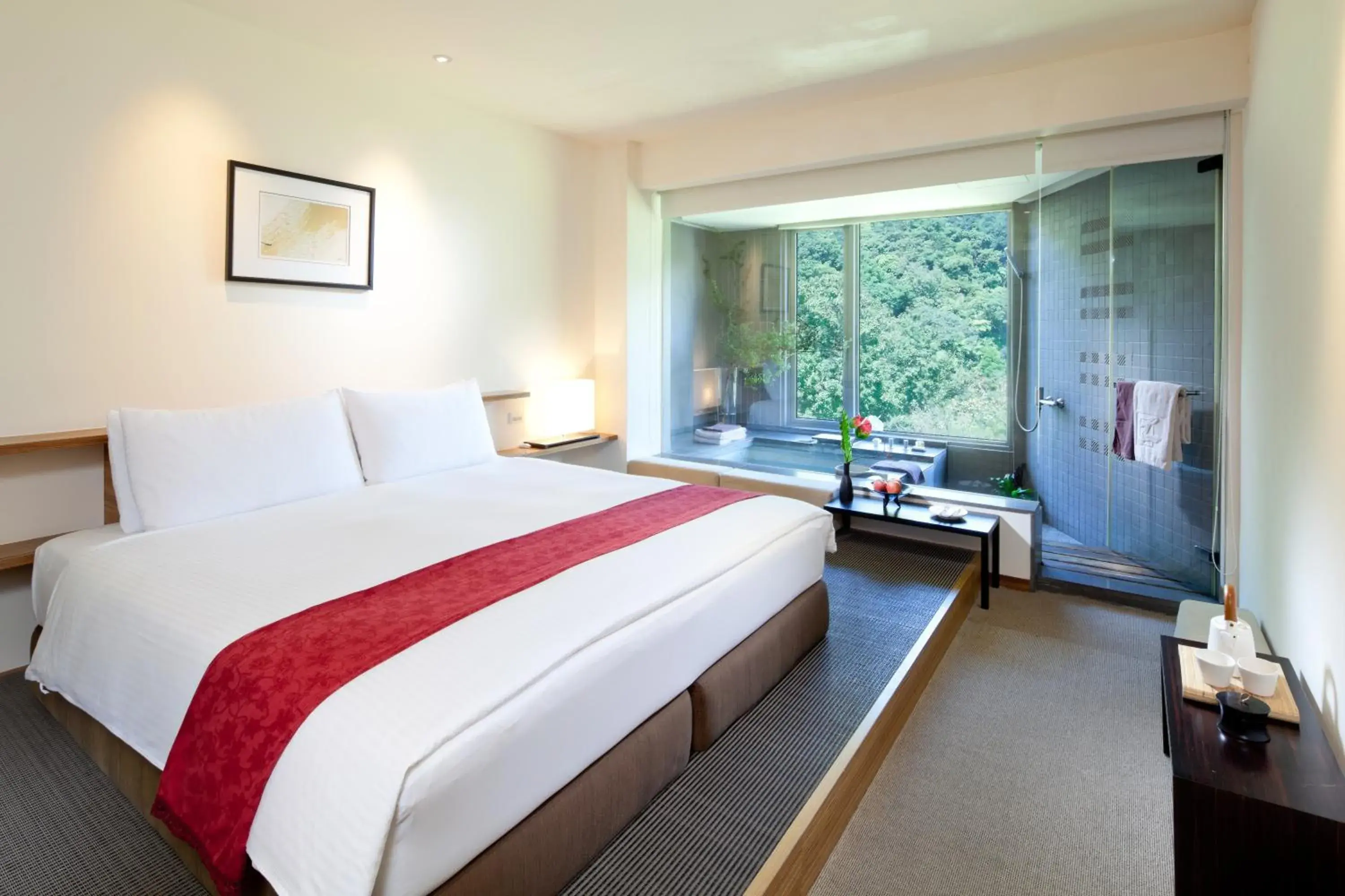 Bed in Landis Resort Yangmingshan