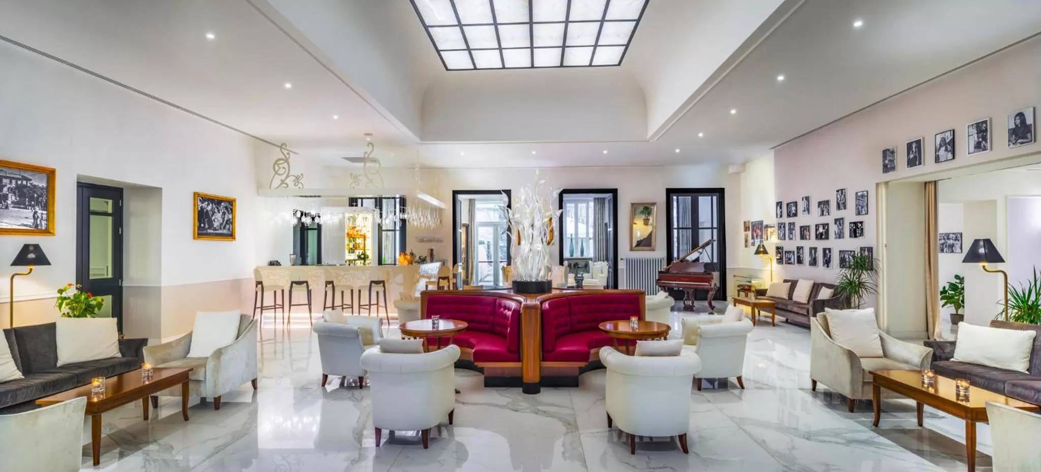 Lobby or reception in Grand Hotel Salsomaggiore