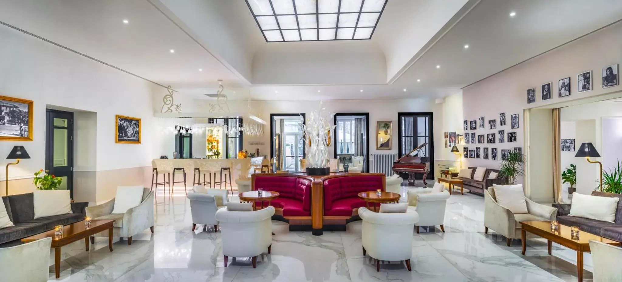 Lobby or reception in Grand Hotel Salsomaggiore Lobby or reception in Grand Hotel Salsomaggiore