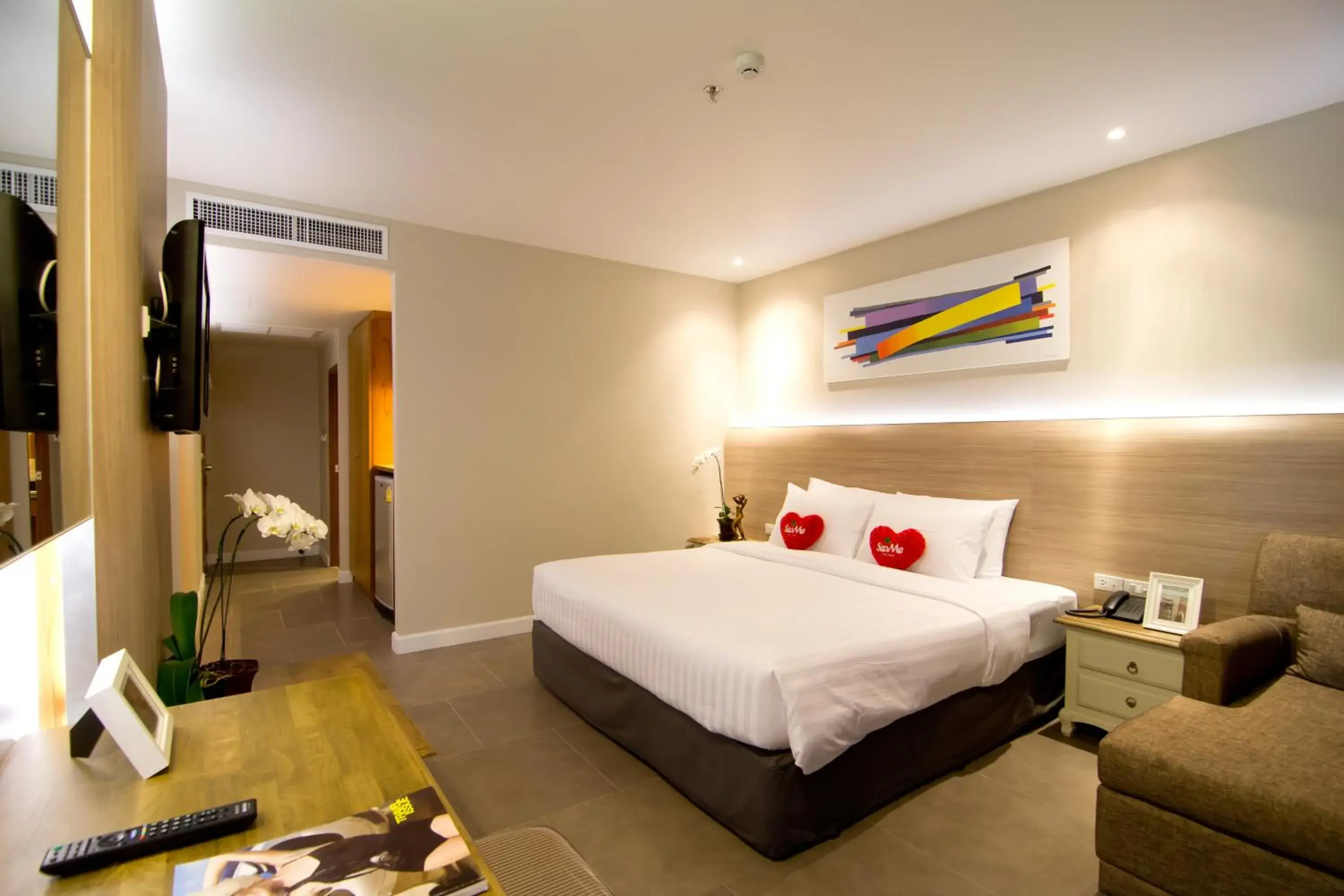 Photo of the whole room, Bed in Sea Me Spring Too Hotel Photo of the whole room, Bed in Sea Me Spring Too Hotel