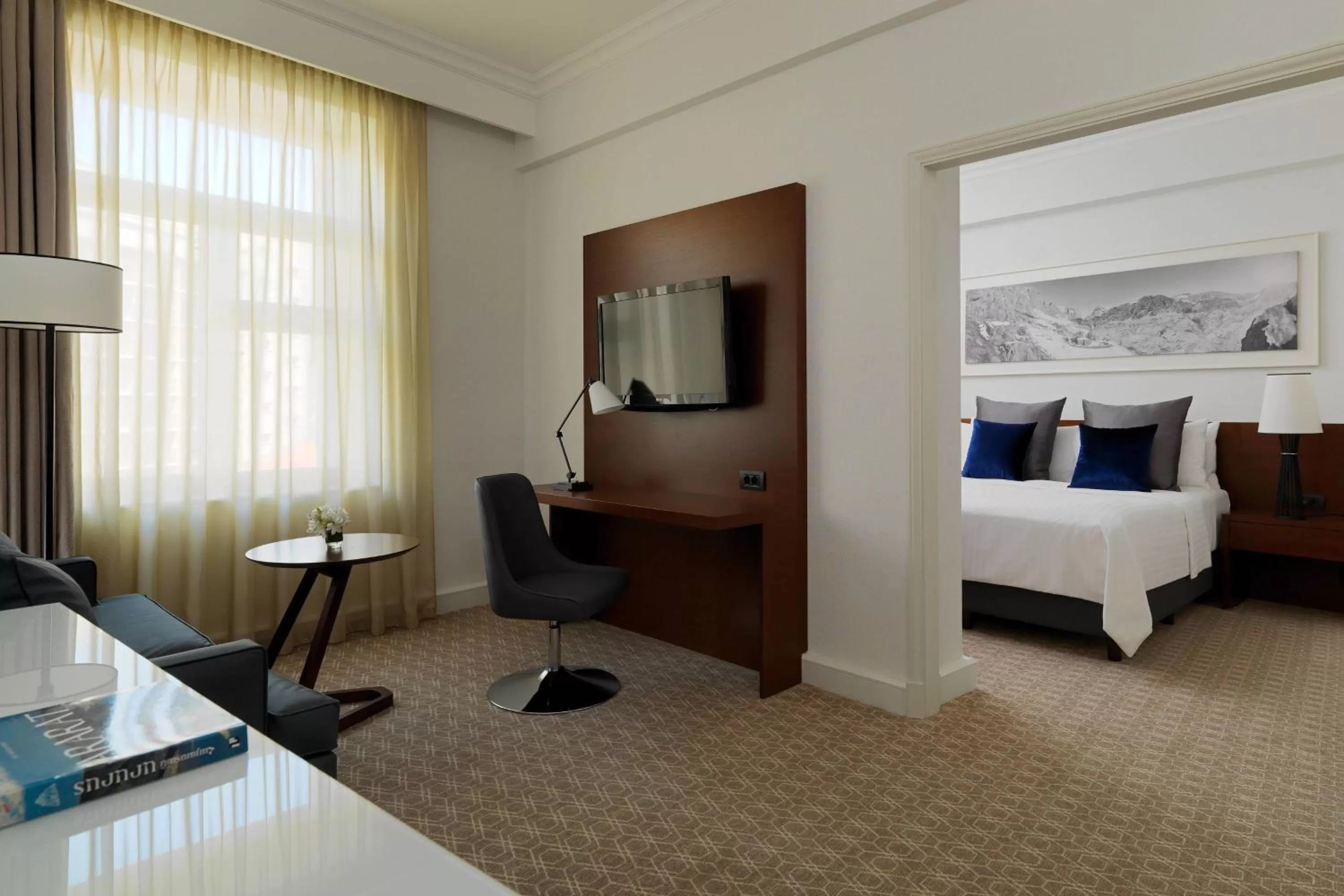 Photo of the whole room, Bed in Armenia Marriott Hotel Yerevan