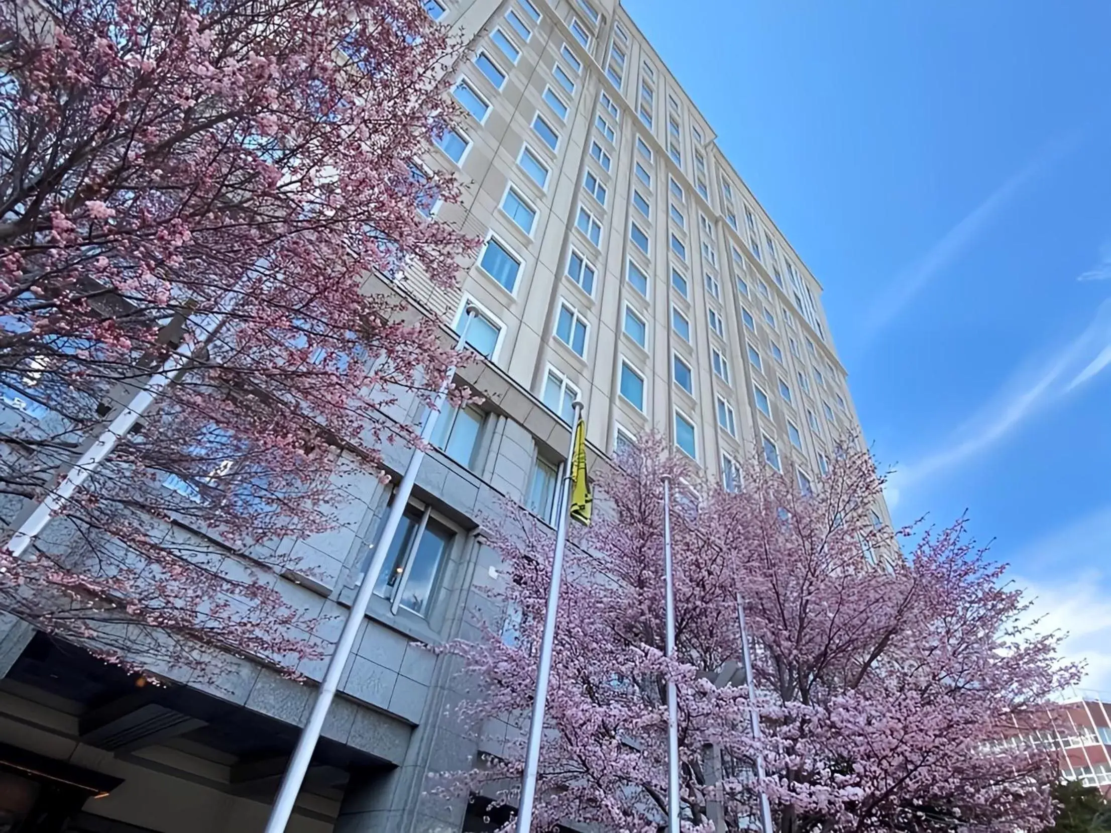 Spring, Property Building in Hotel Monterey Edelhof Sapporo