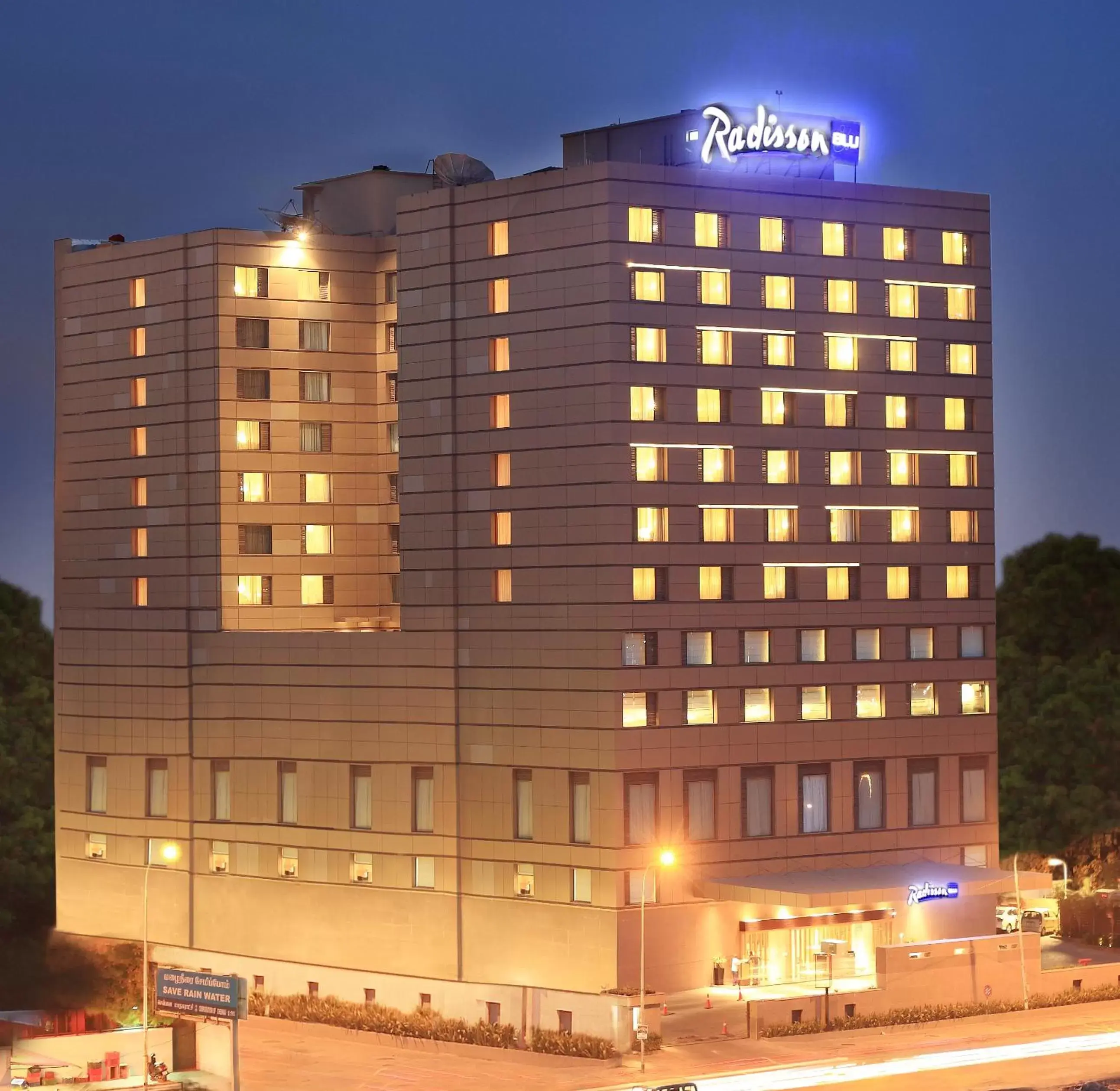 Bird's eye view, Property Building in Radisson Blu Hotel Chennai City Centre