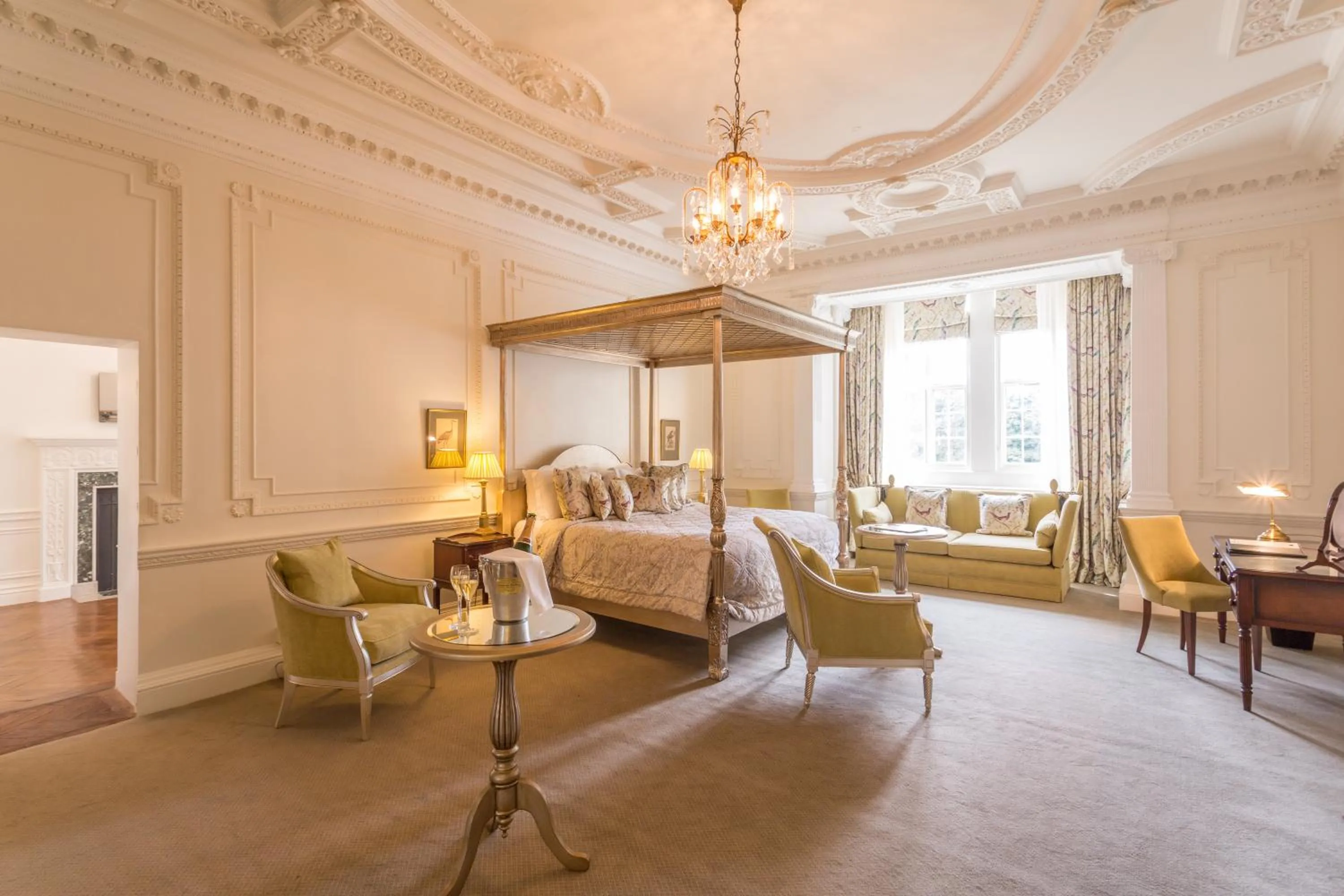 King Suite in Rushton Hall Hotel and Spa