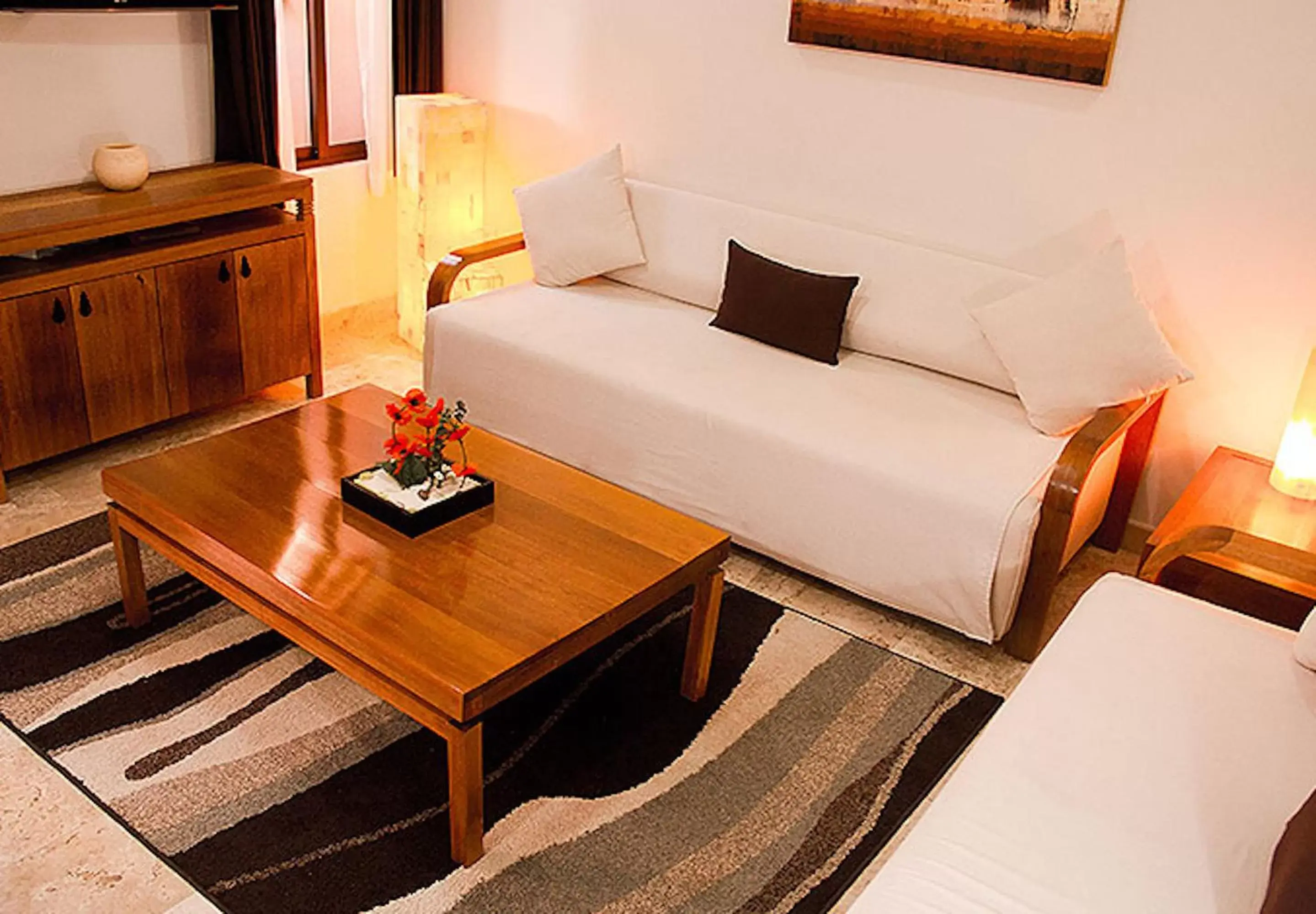 Living room, Bed in Acanto Hotel Playa del Carmen, Trademark Collection by Wyndham