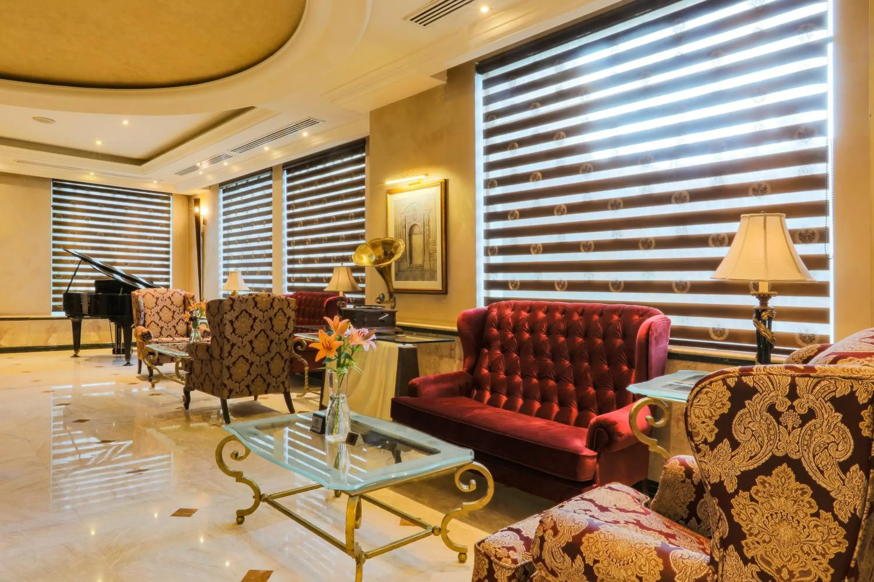 Lobby or reception, Seating Area in Bristol Amman Hotel