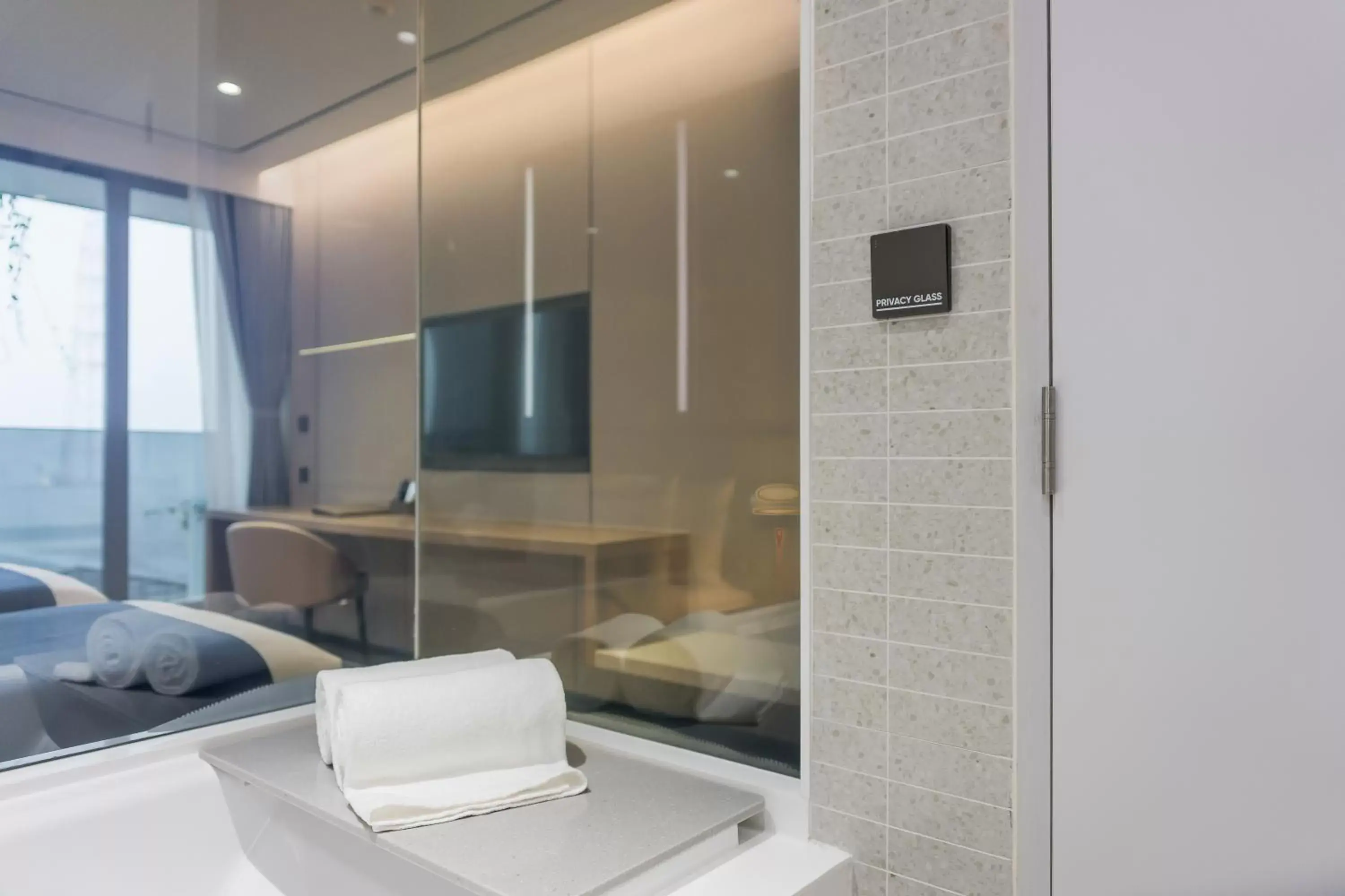 Bathroom, TV/Entertainment Center in Arbour Hotel and Residence