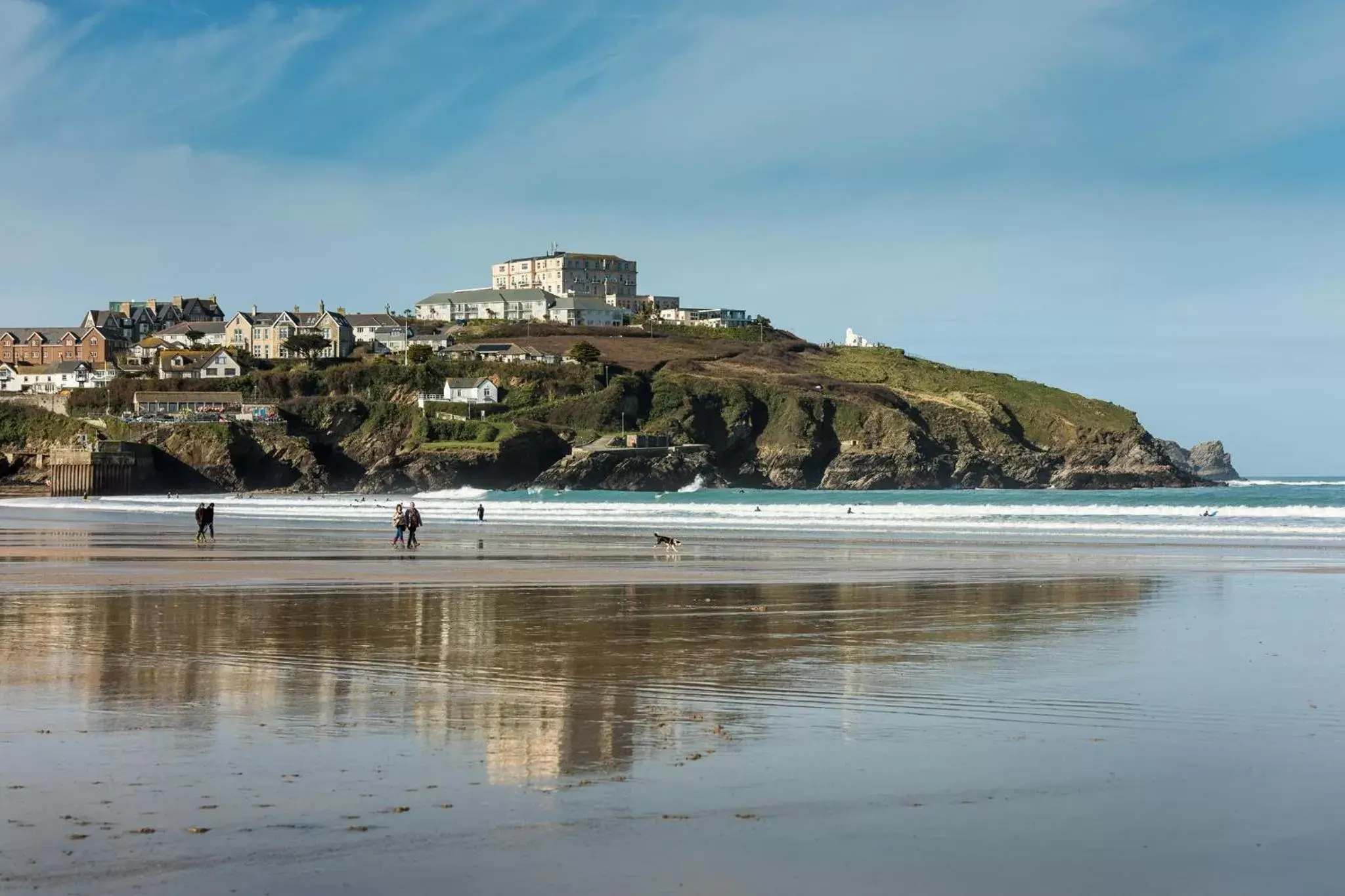 Sea view in Atlantic Hotel Newquay