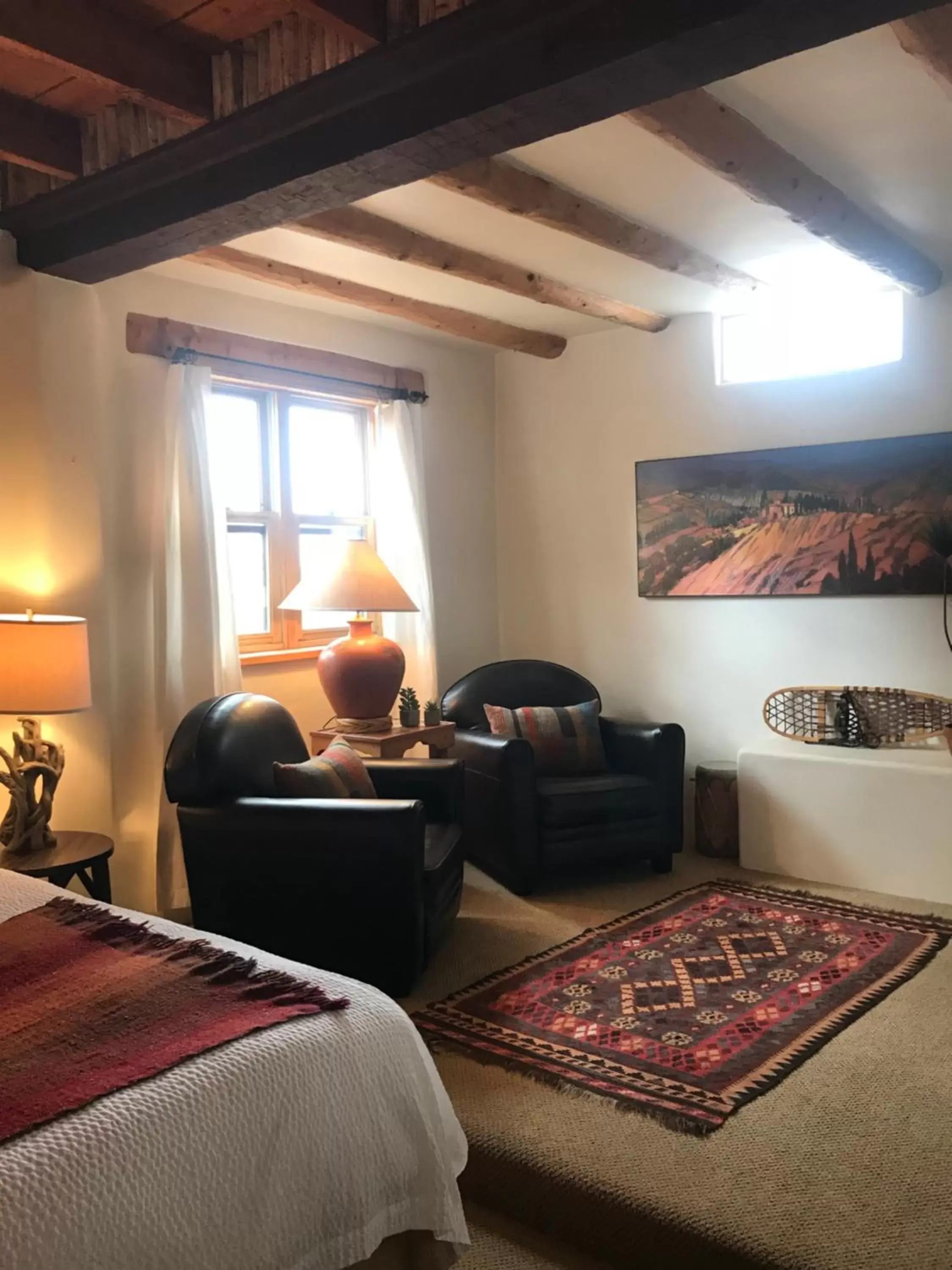 Seating Area in Old Taos Guesthouse B&B