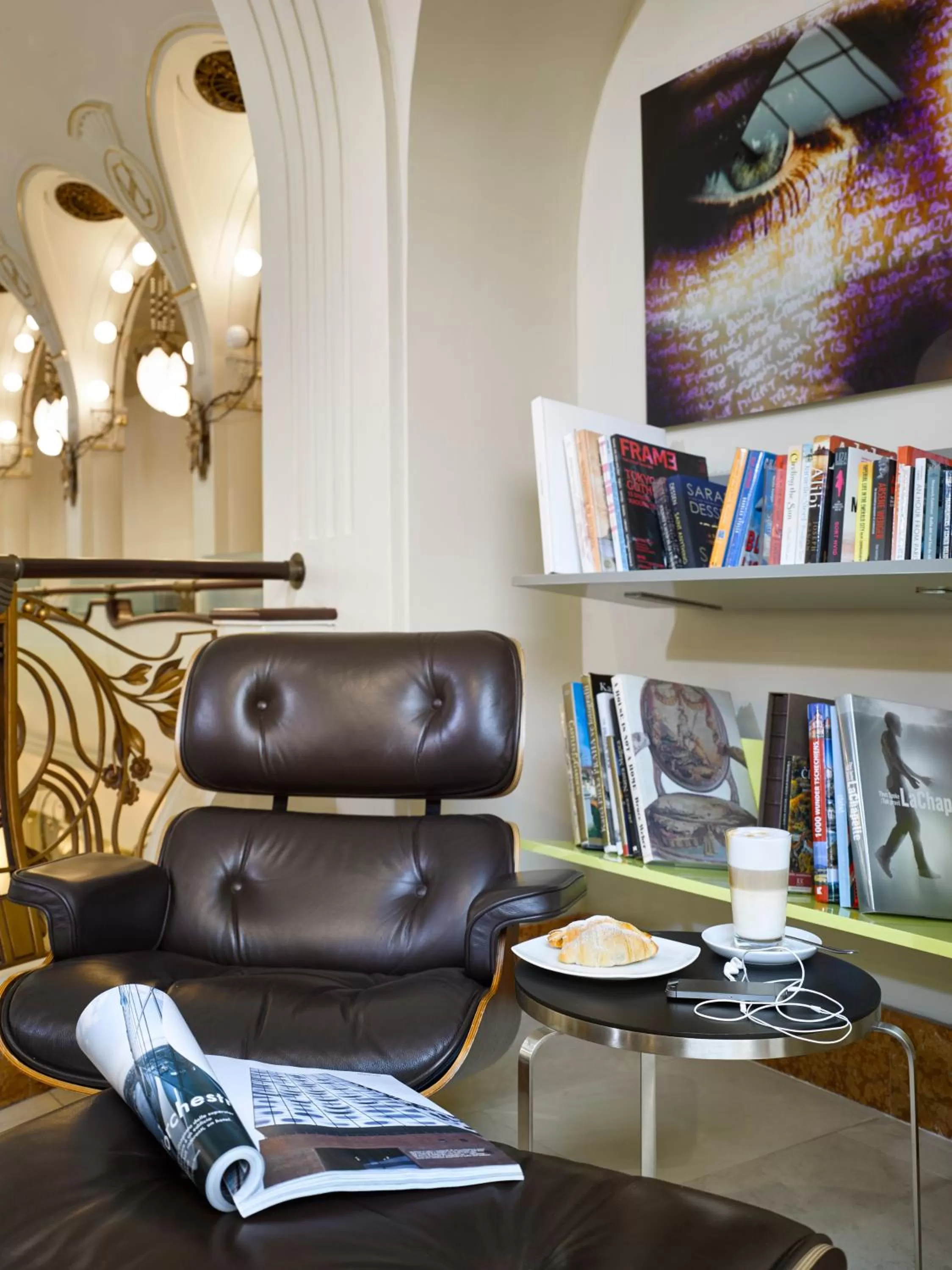 Library in K+K Hotel Central