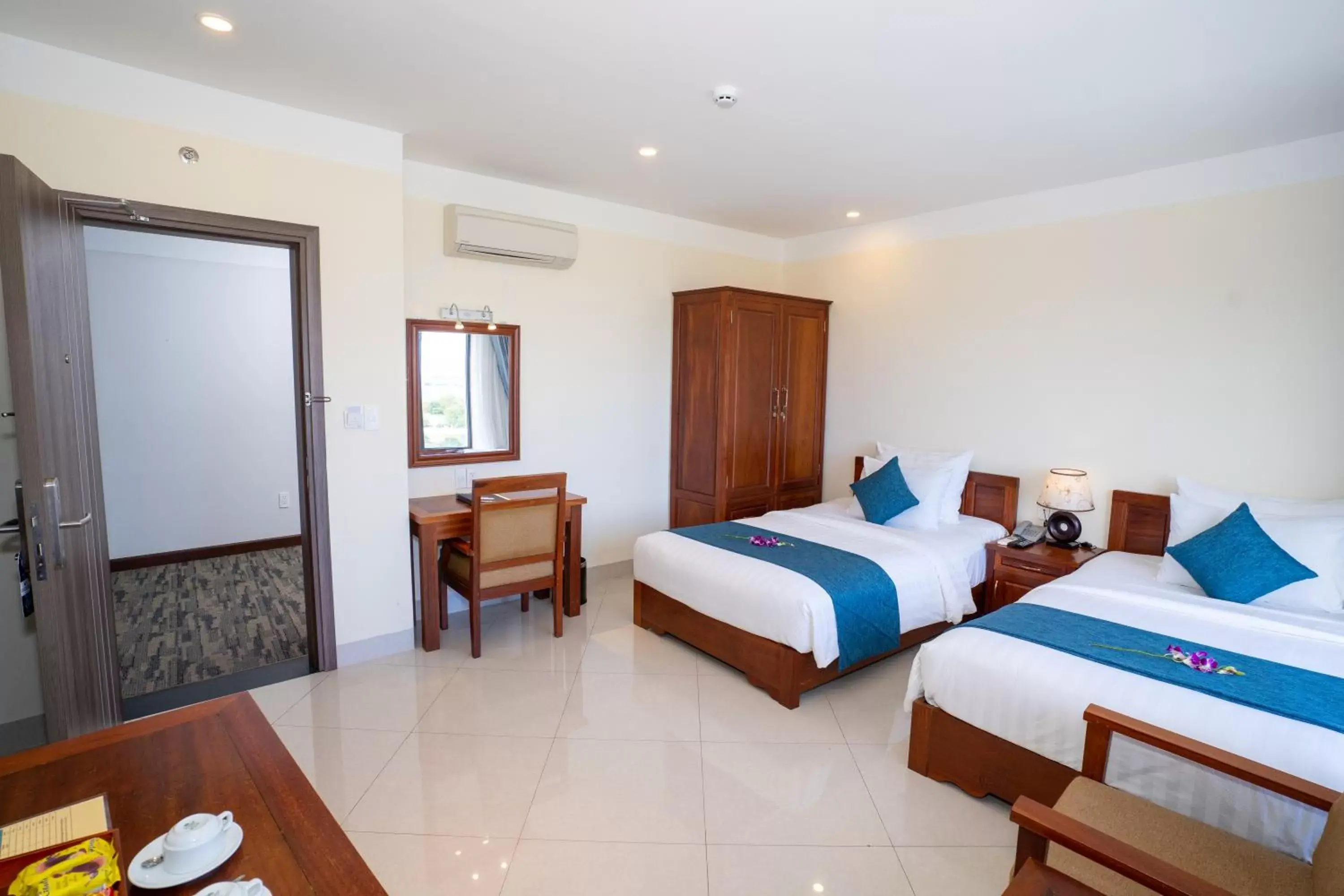 Bed in Navy Hotel Cam Ranh