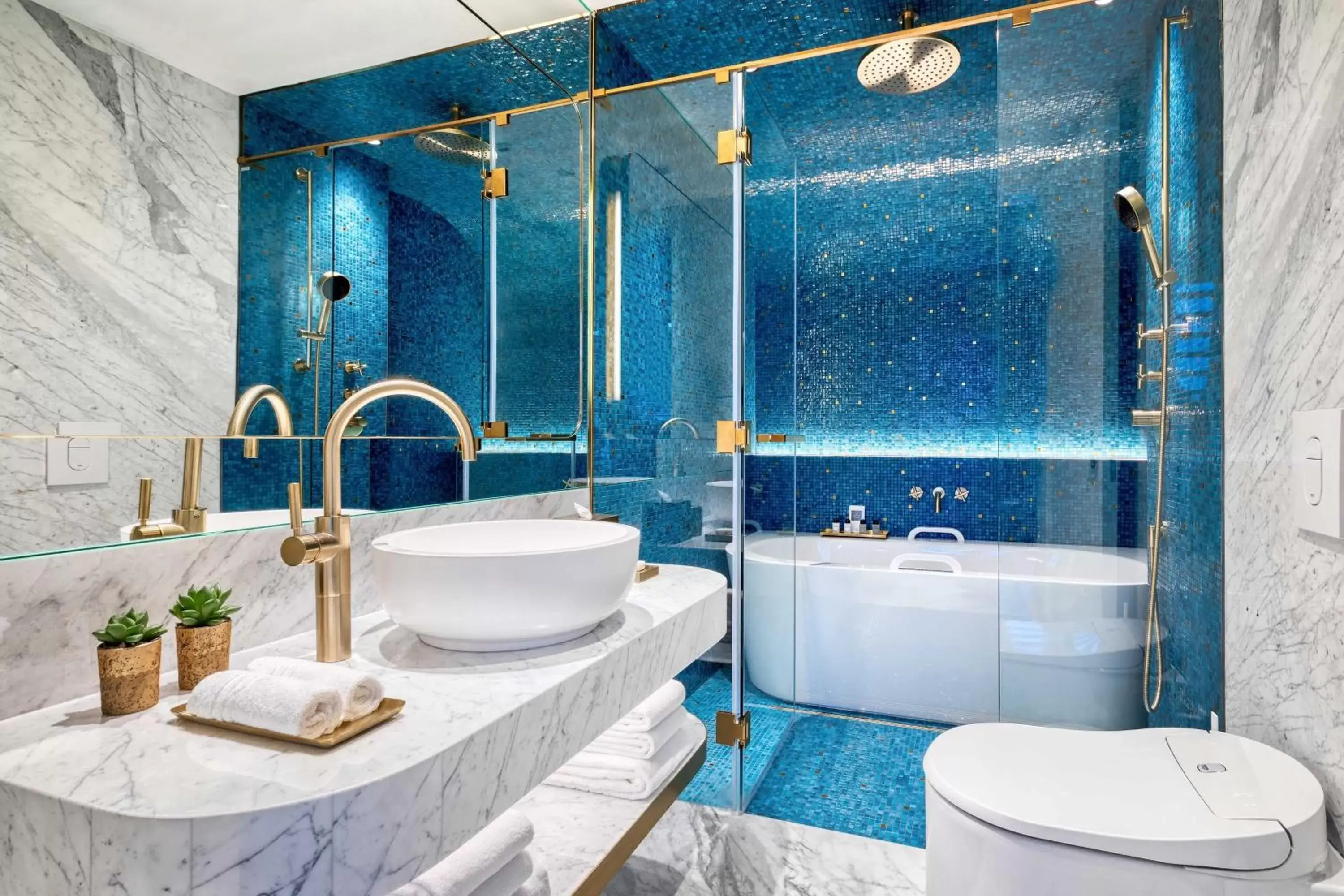 Bathroom in Matild Palace, a Luxury Collection Hotel