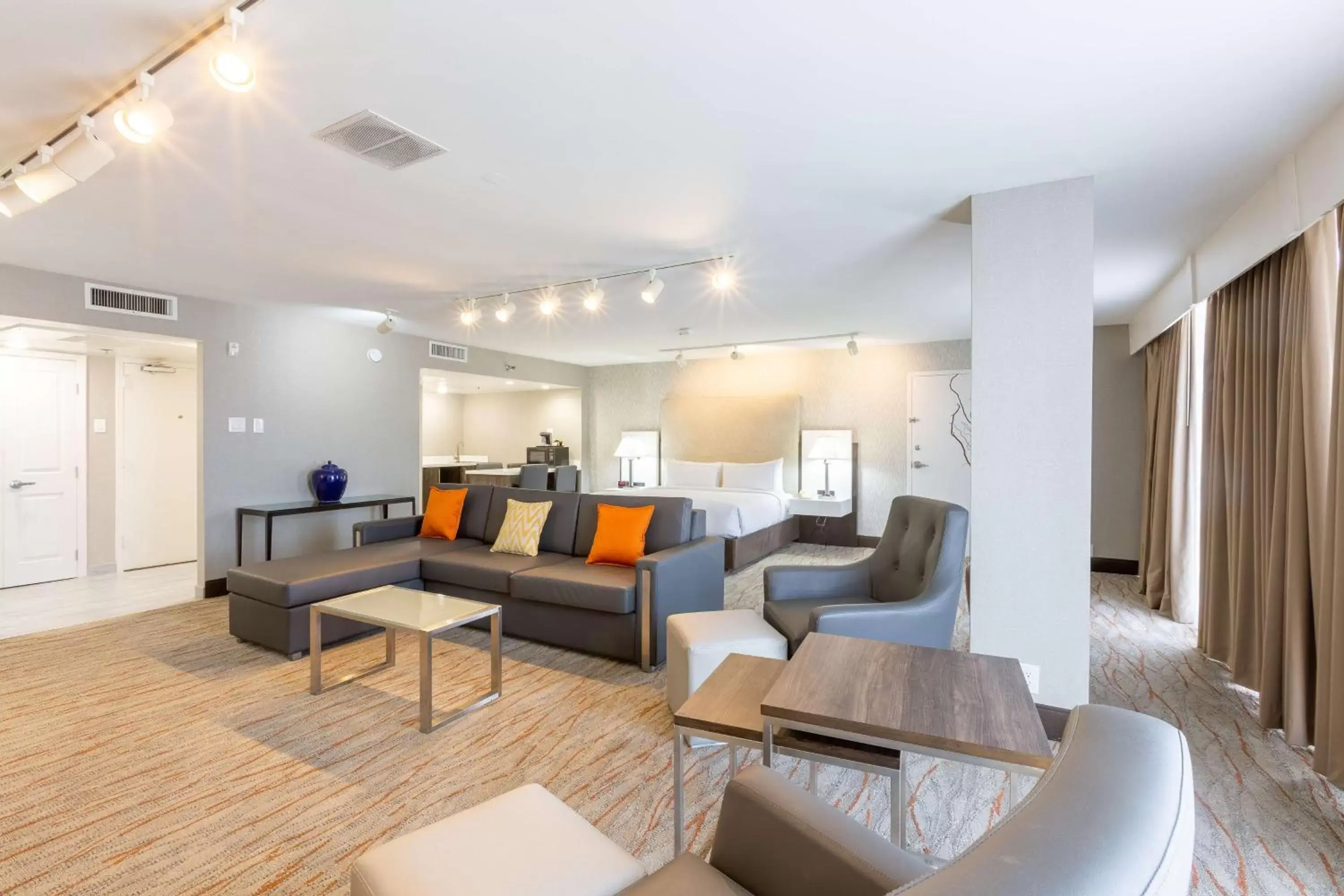 Living room, Seating Area in DoubleTree by Hilton Dallas/Richardson