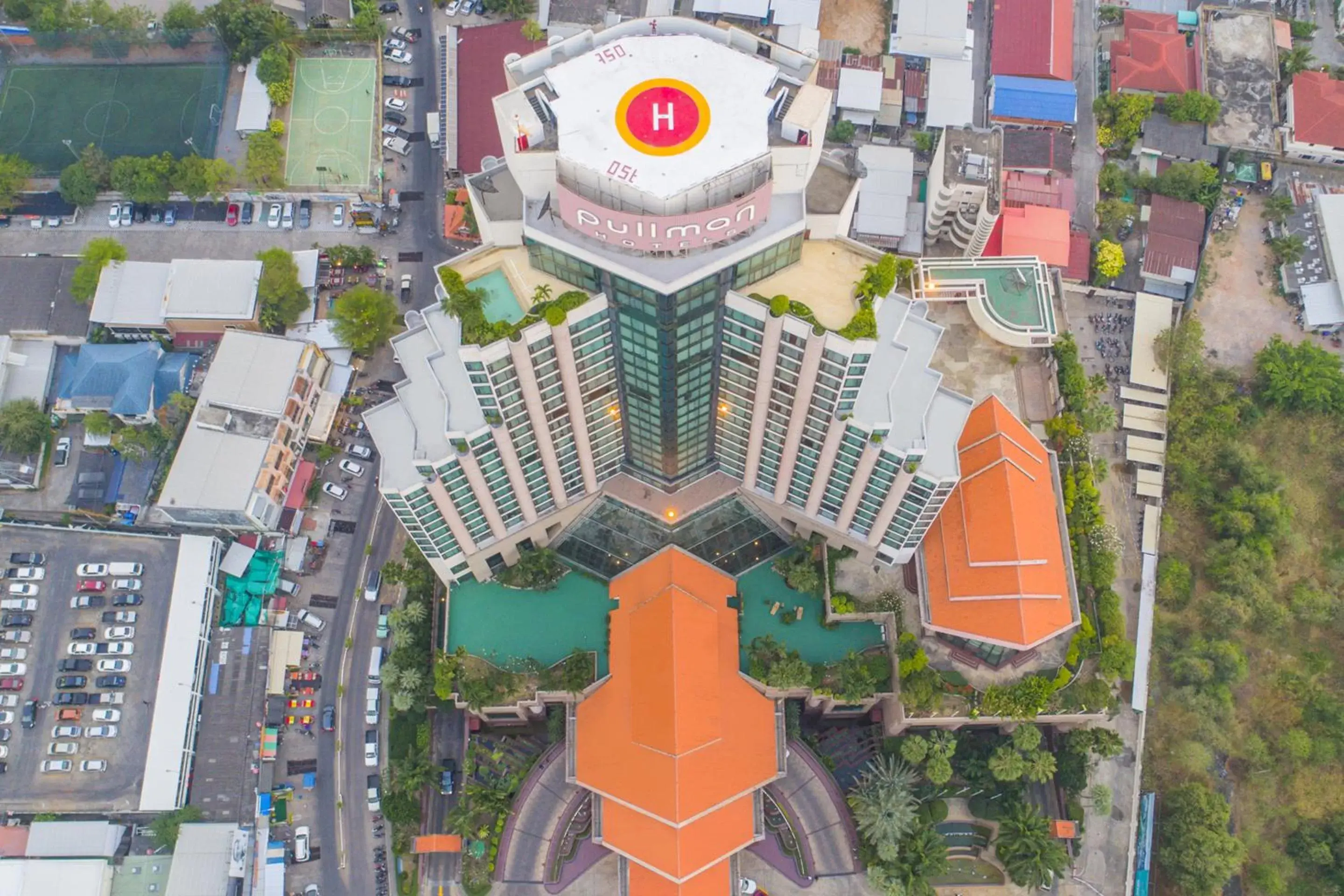 Bird's eye view in Pullman Khon Kaen Raja Orchid