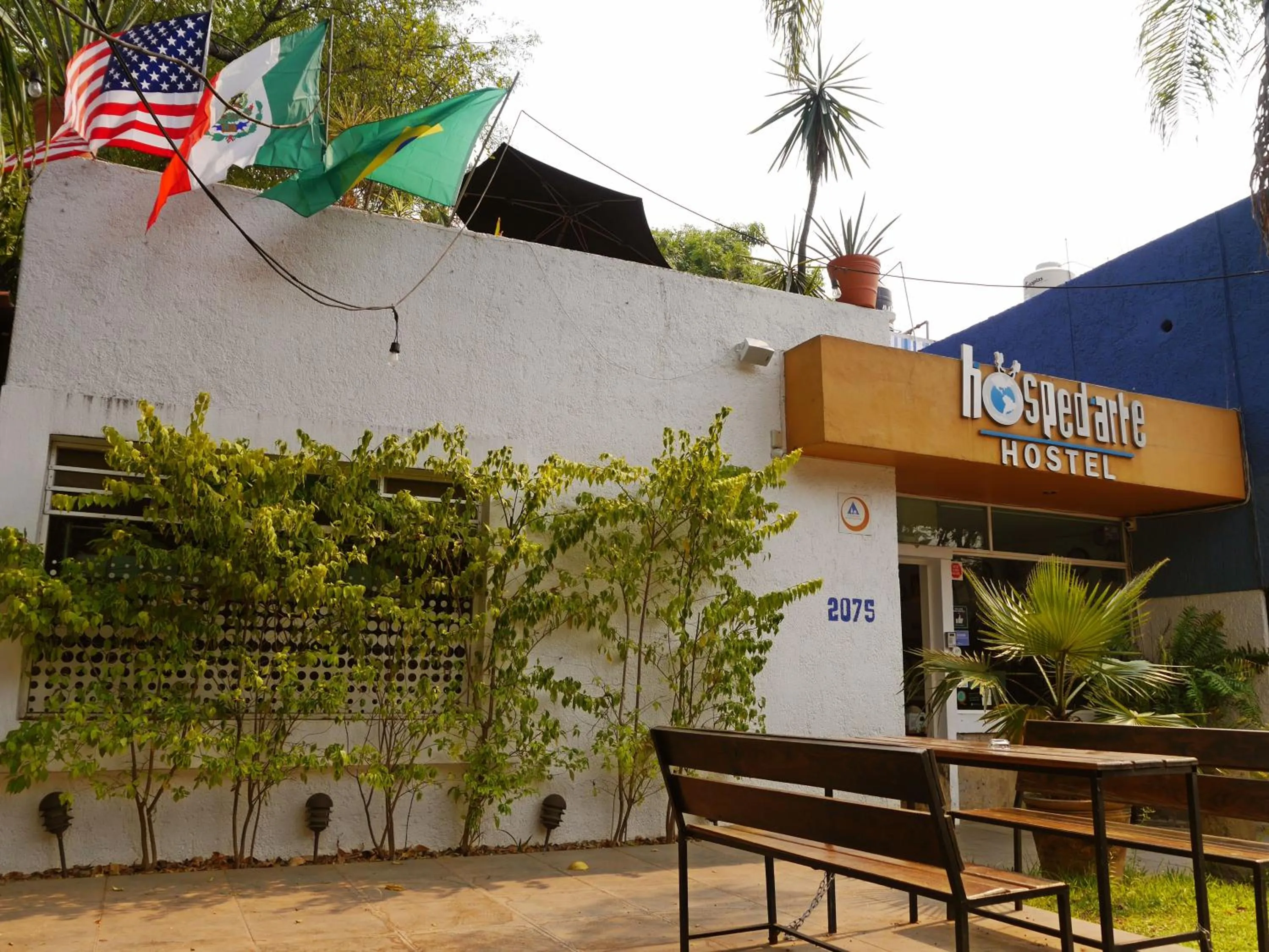 Facade/entrance in Hostel Hospedarte Chapultepec