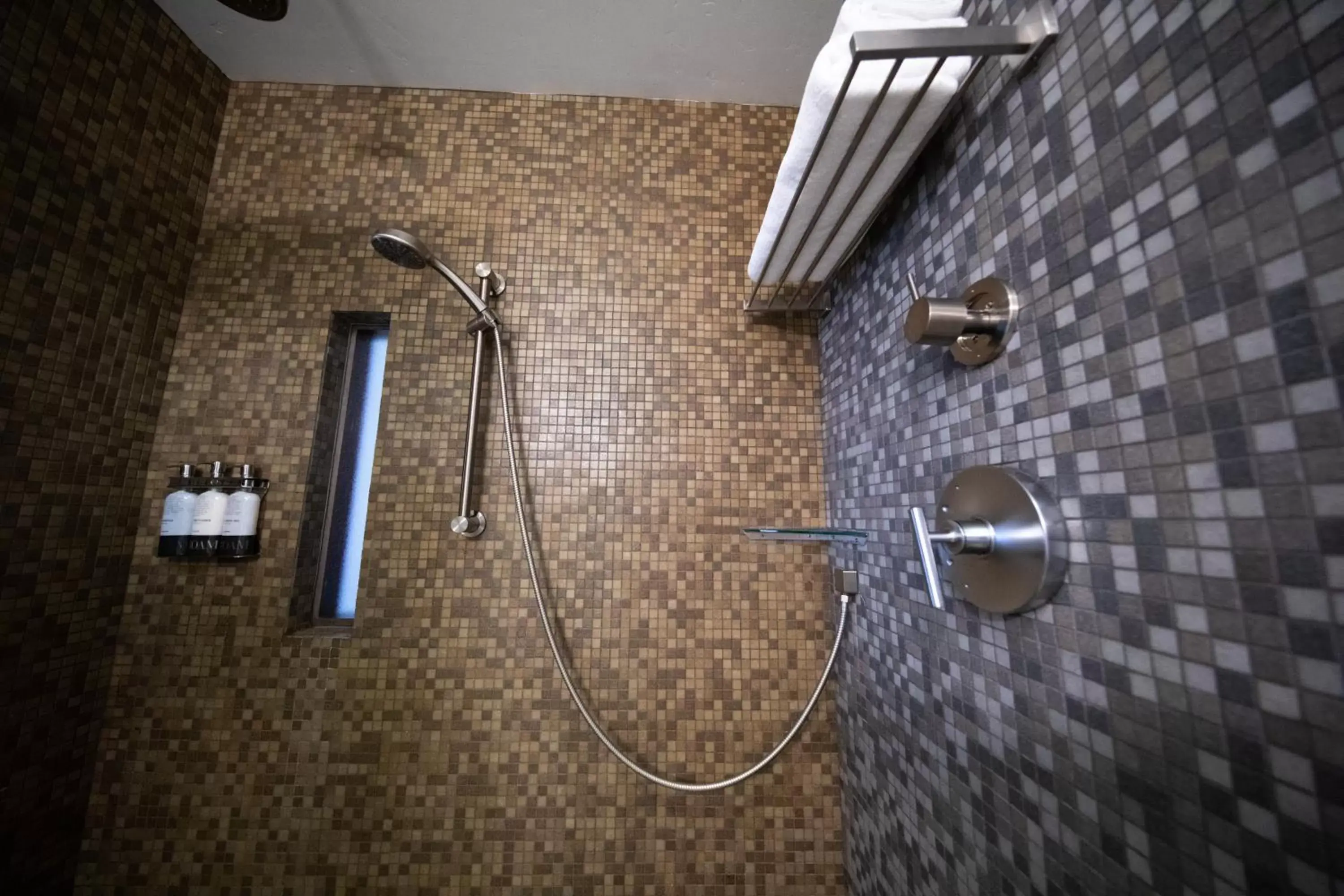 Shower, Bathroom in Modern Hotel