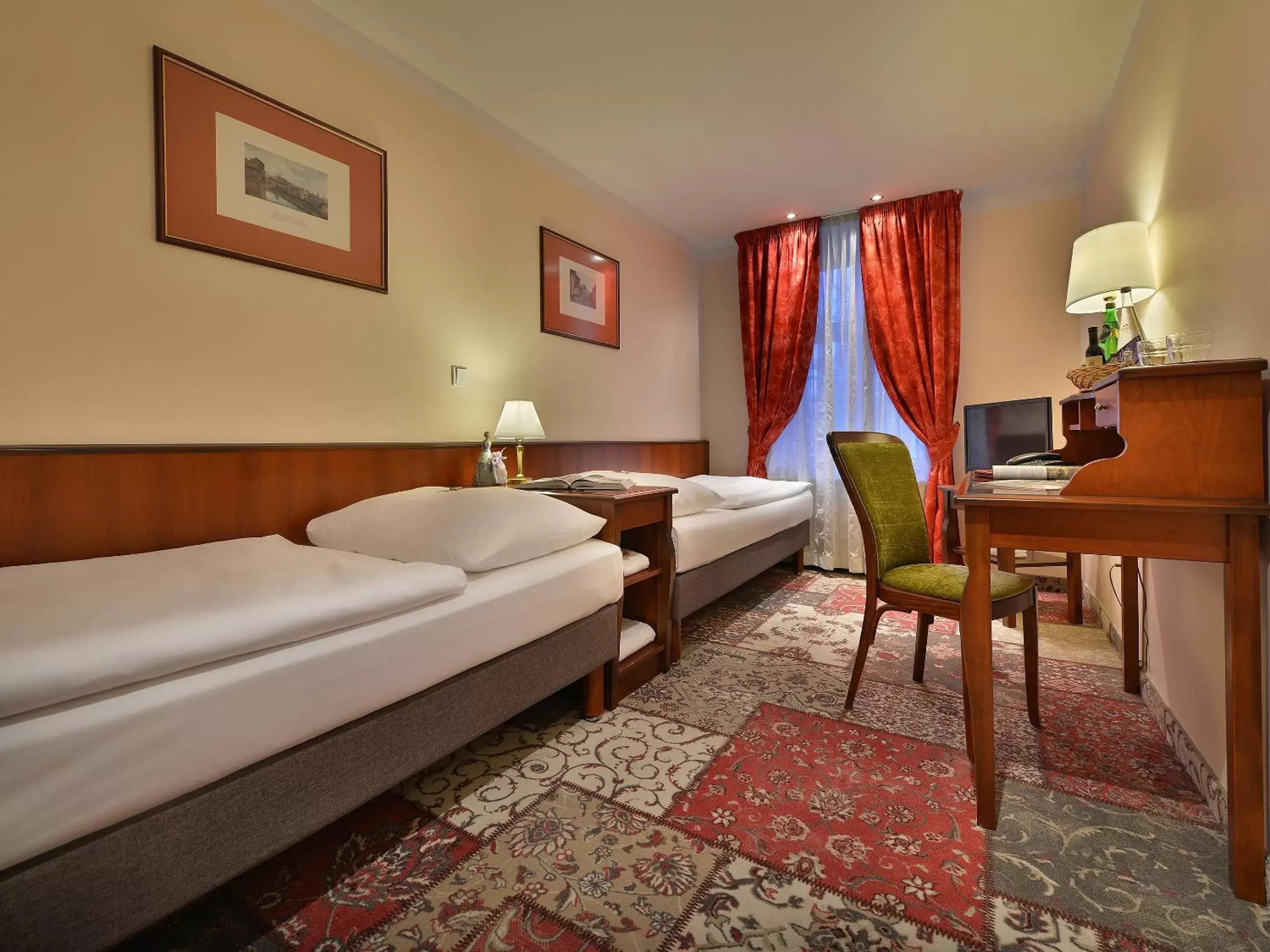 Photo of the whole room, Bed in EA Hotel Jeleni Dvur Prague Castle