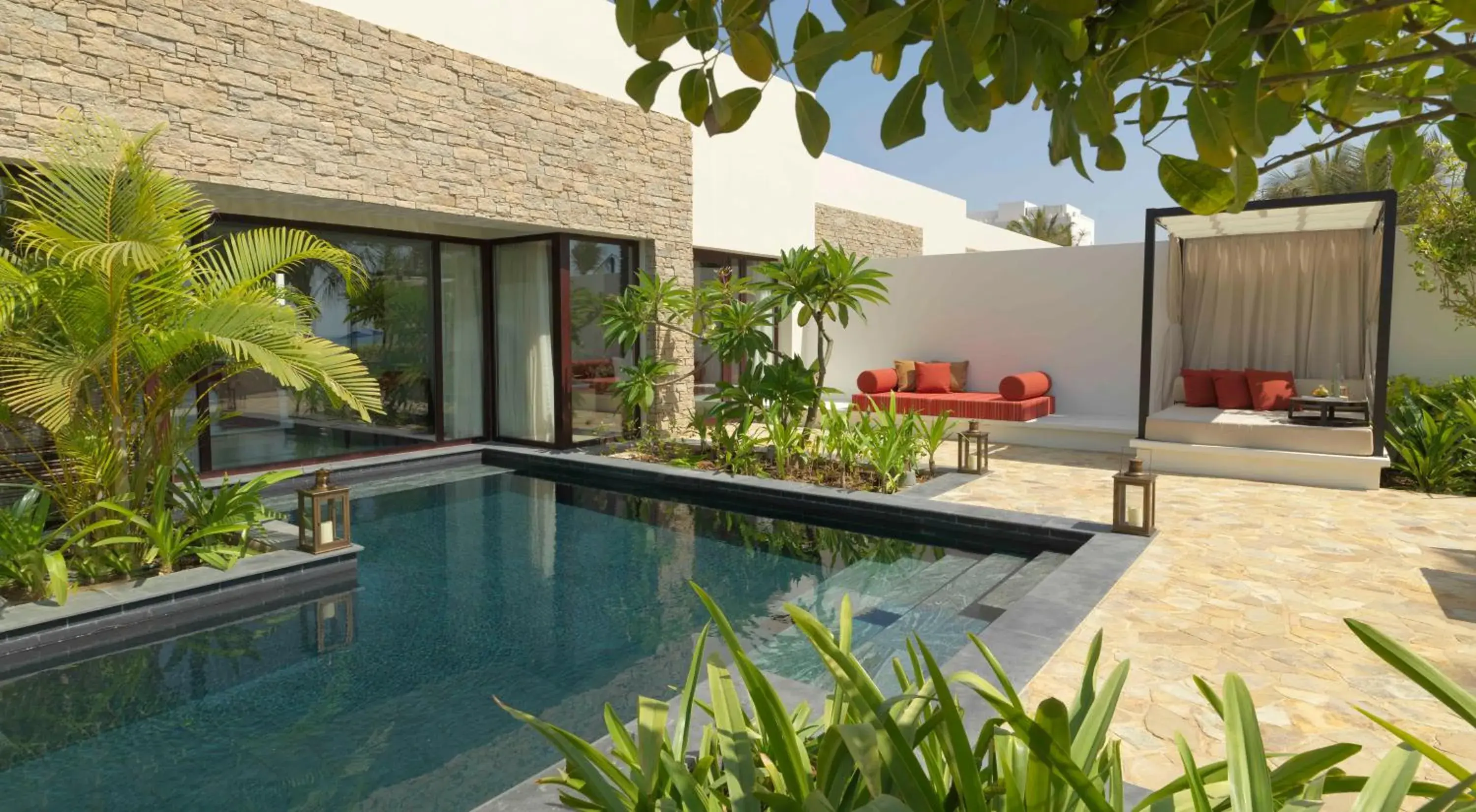 Garden view, Swimming Pool in Al Baleed Resort Salalah by Anantara