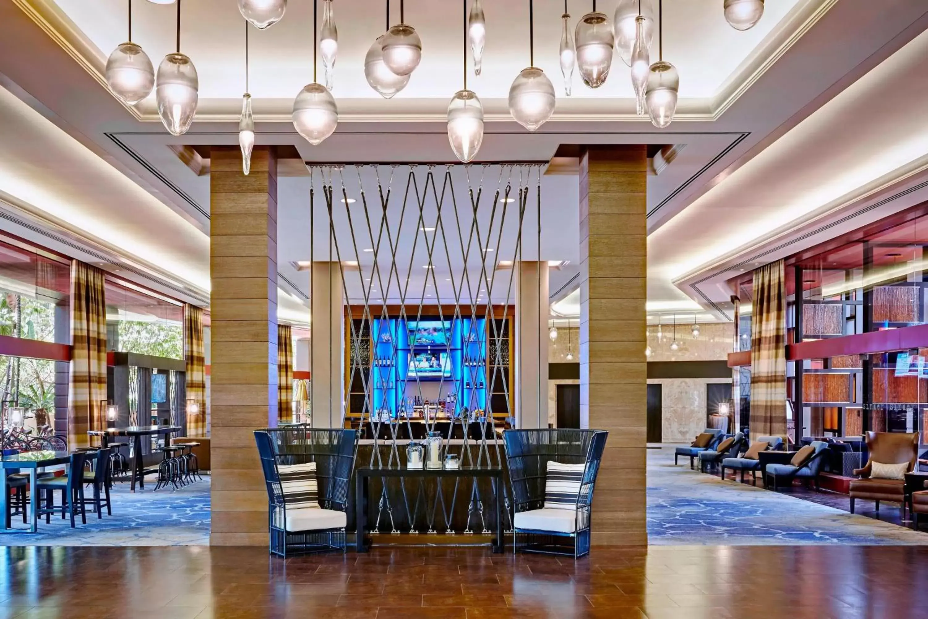 Lobby or reception, Restaurant/Places to Eat in Marina del Rey Marriott