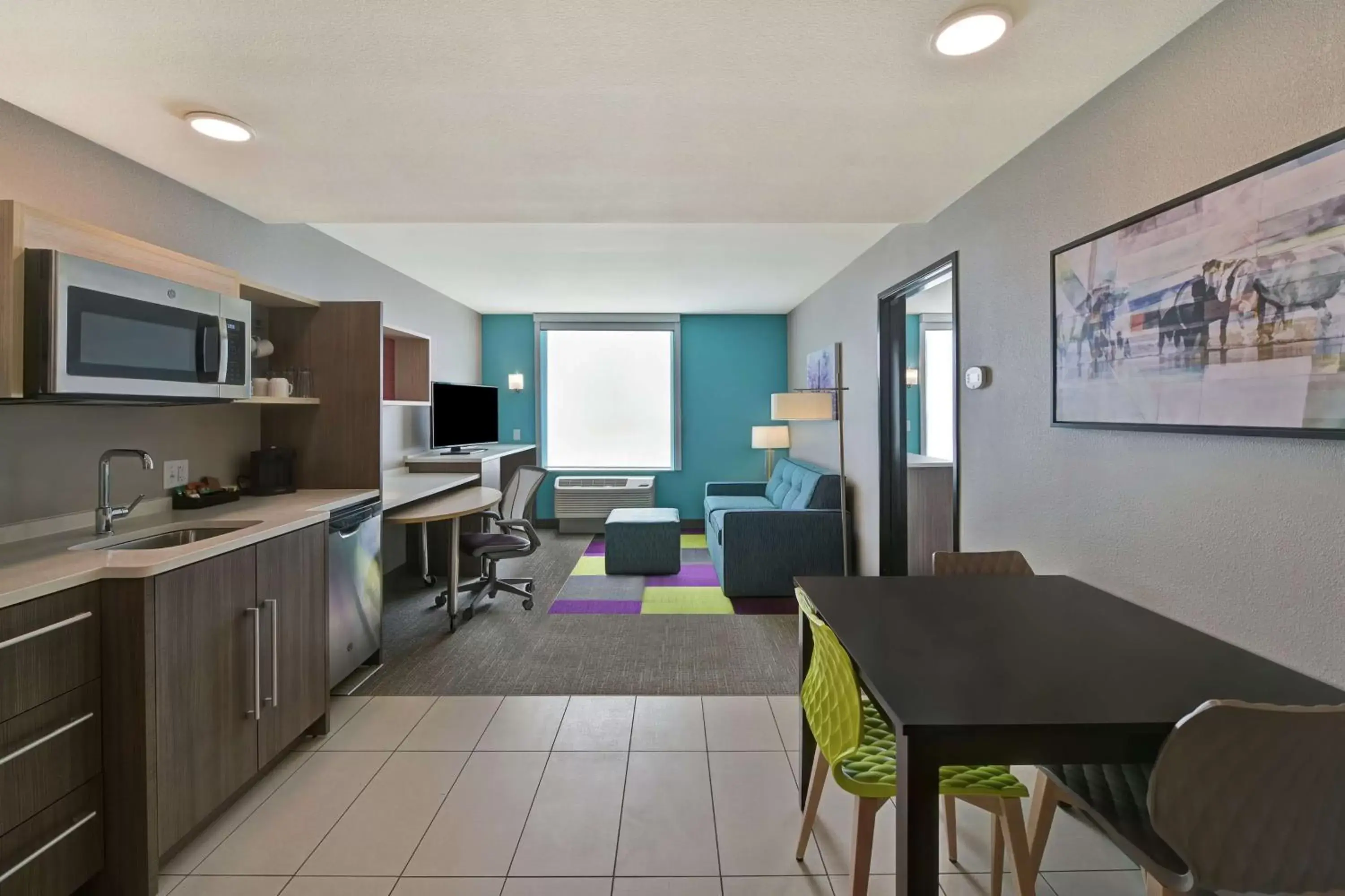 Bedroom, Kitchen/Kitchenette in Home2 Suites By Hilton Buckeye Phoenix