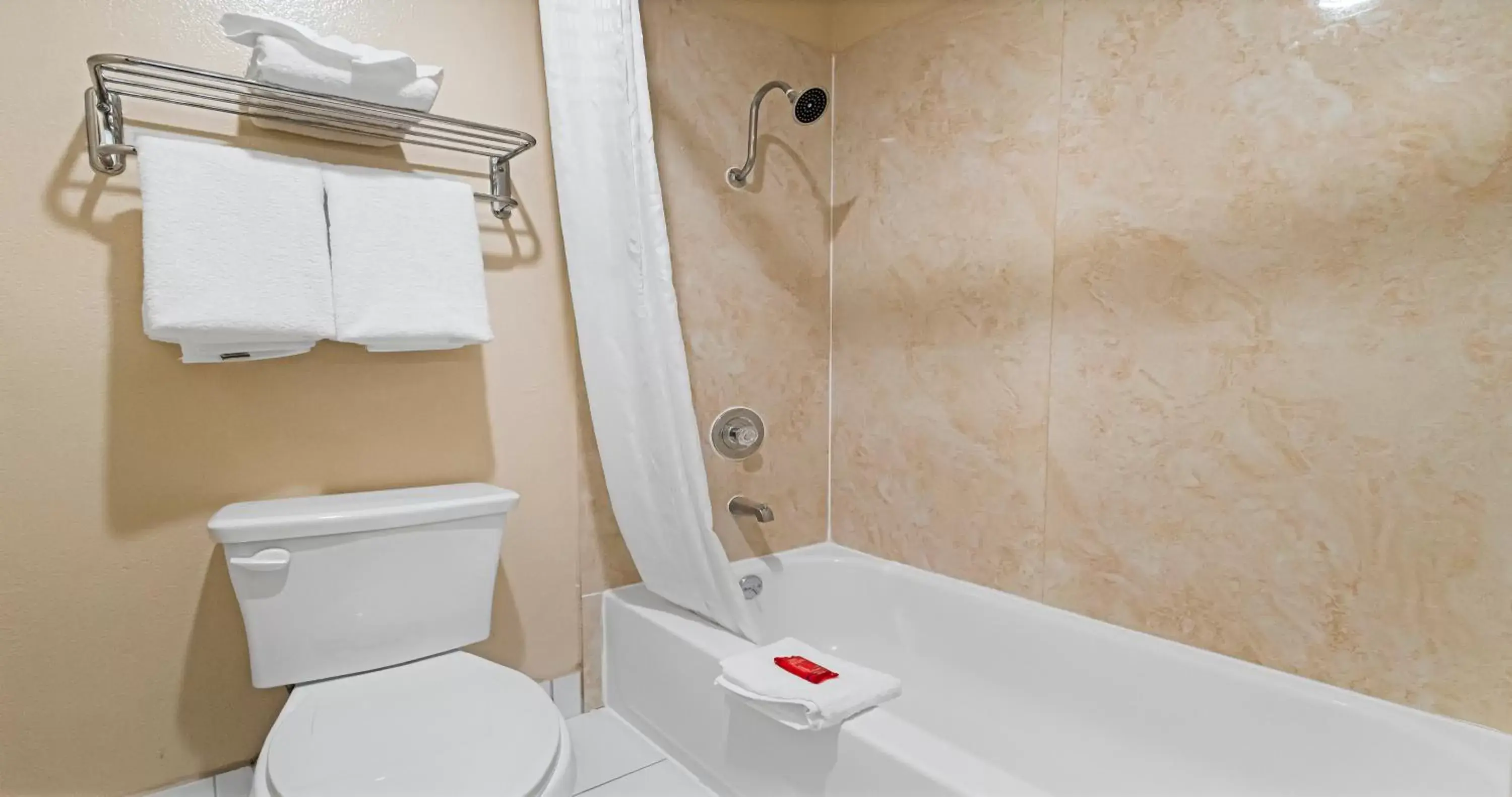 Bathroom in SureStay Plus Hotel by Best Western Sacramento North