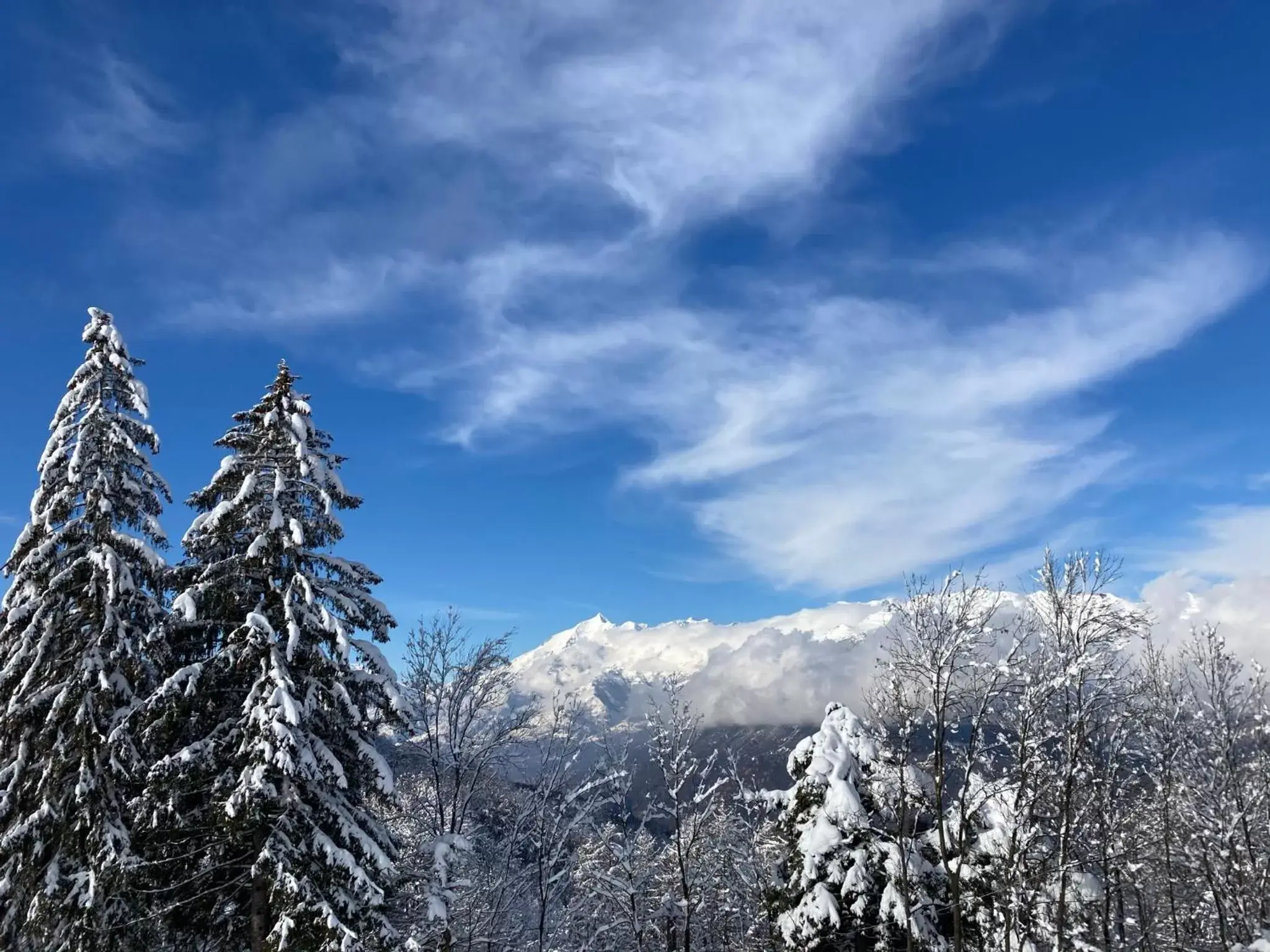 Natural landscape, Winter in Il Ciapiné