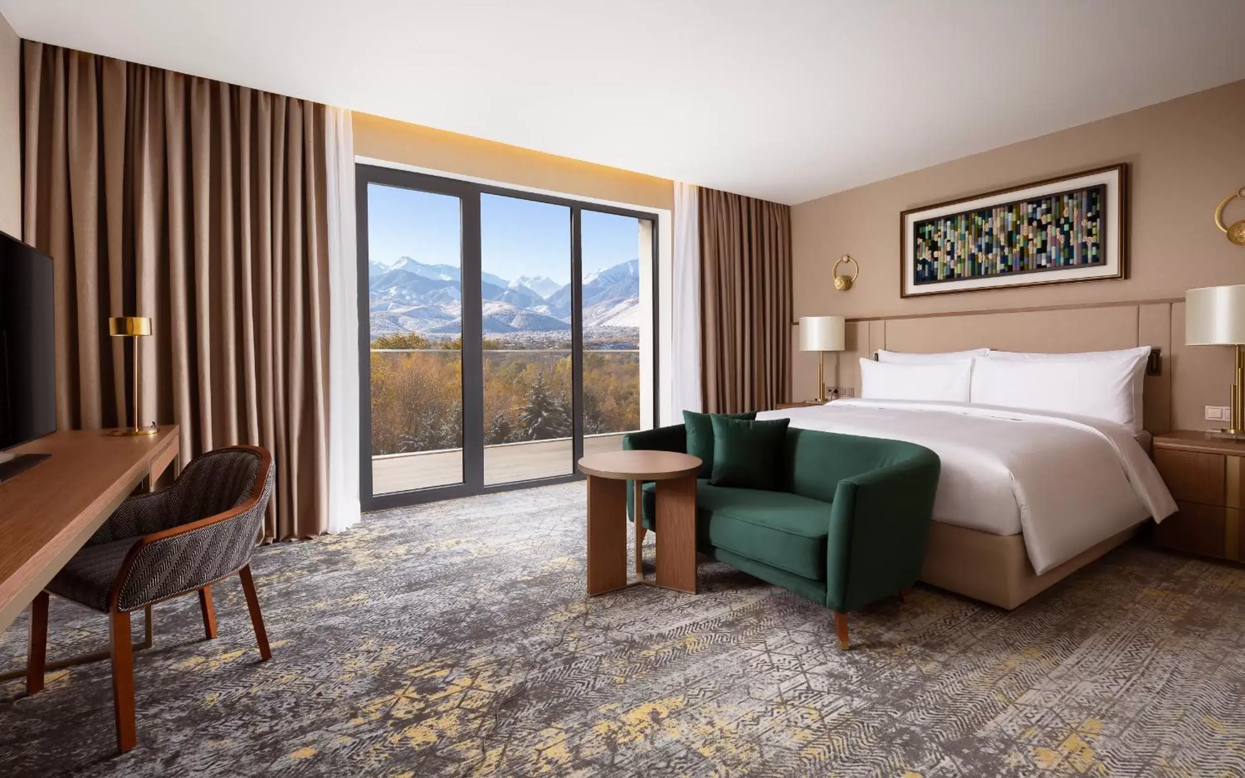 Bedroom, Seating Area in Swissôtel Wellness Resort Alatau Almaty