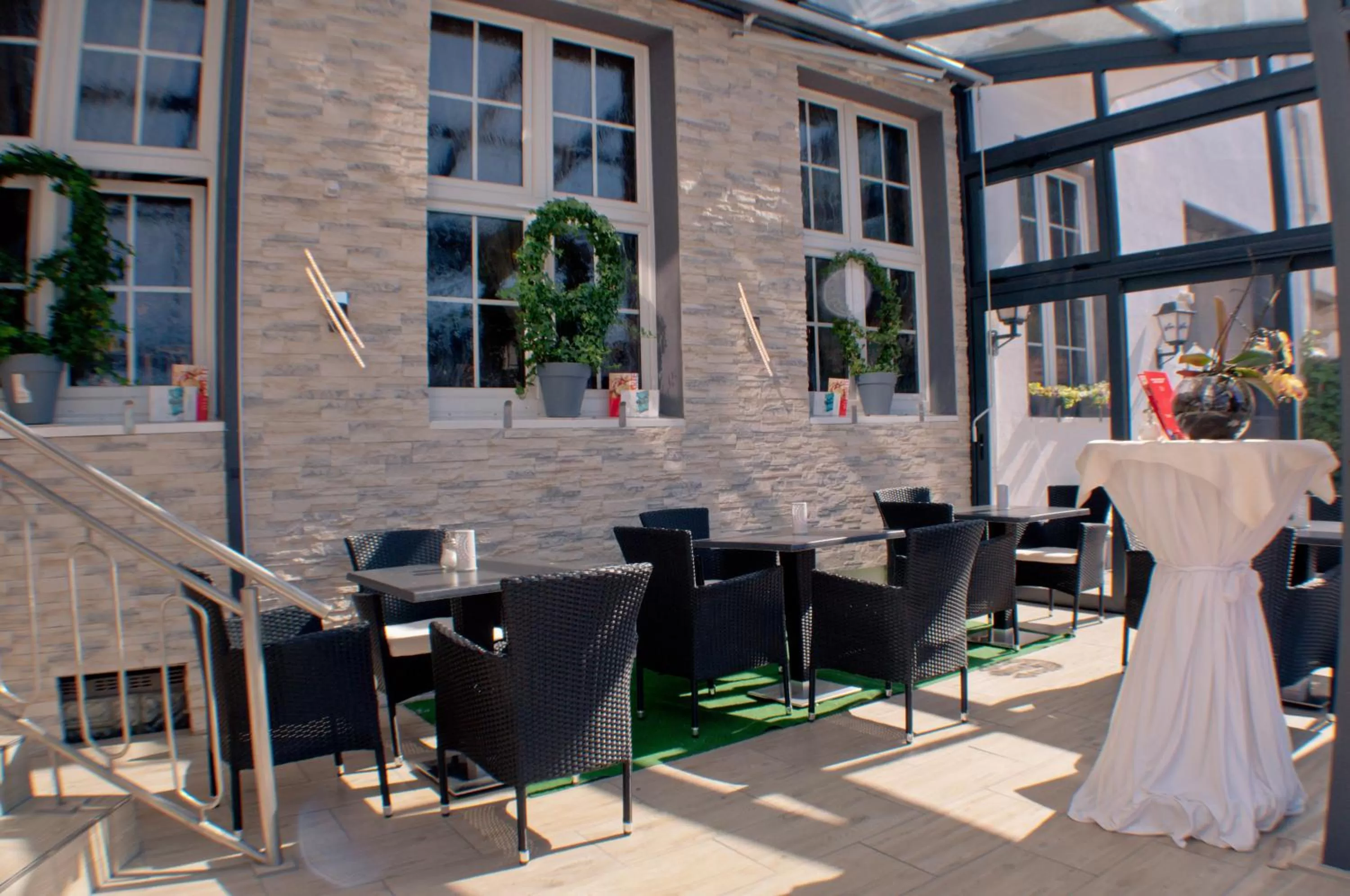 Balcony/Terrace in Hotel Stadt Emmerich